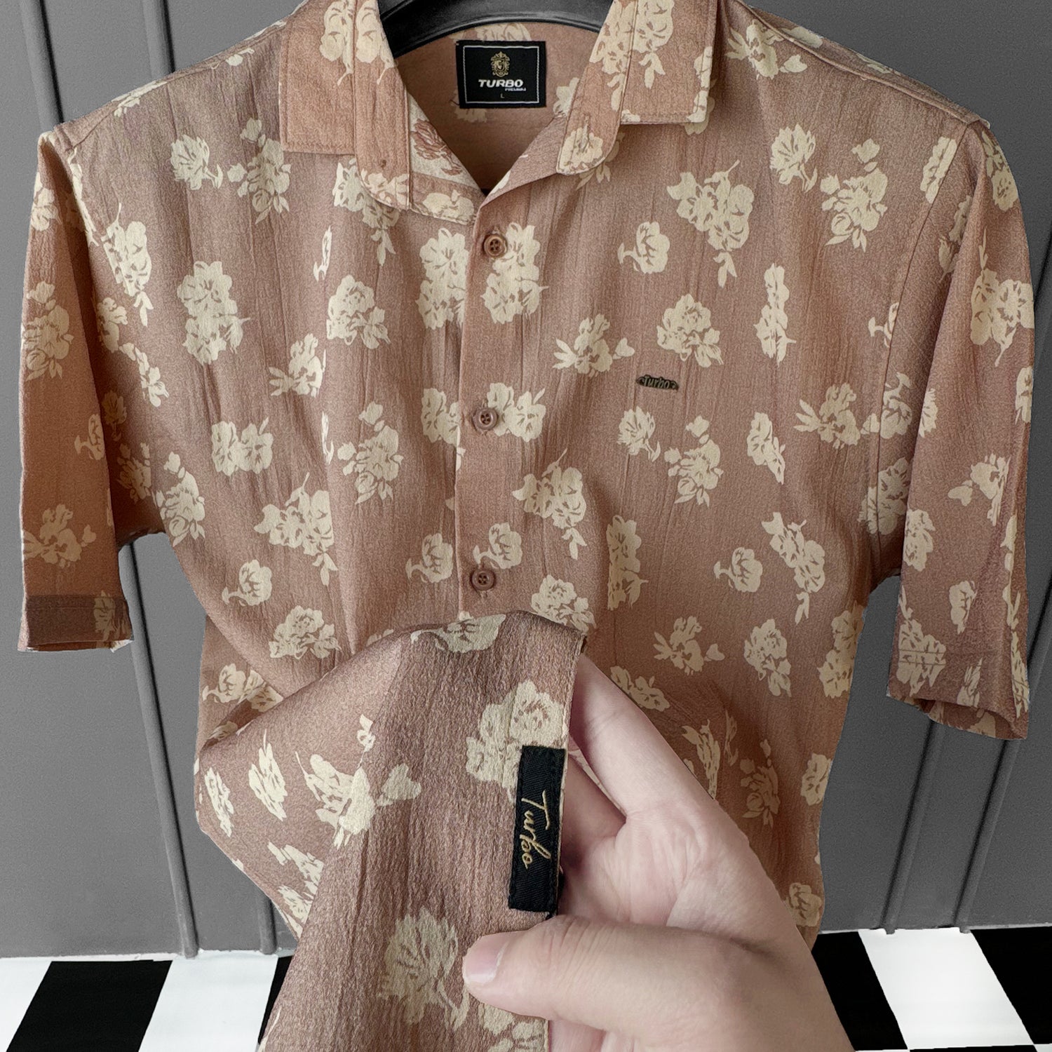 Turbo Rich Floral Printed Casual Shirt