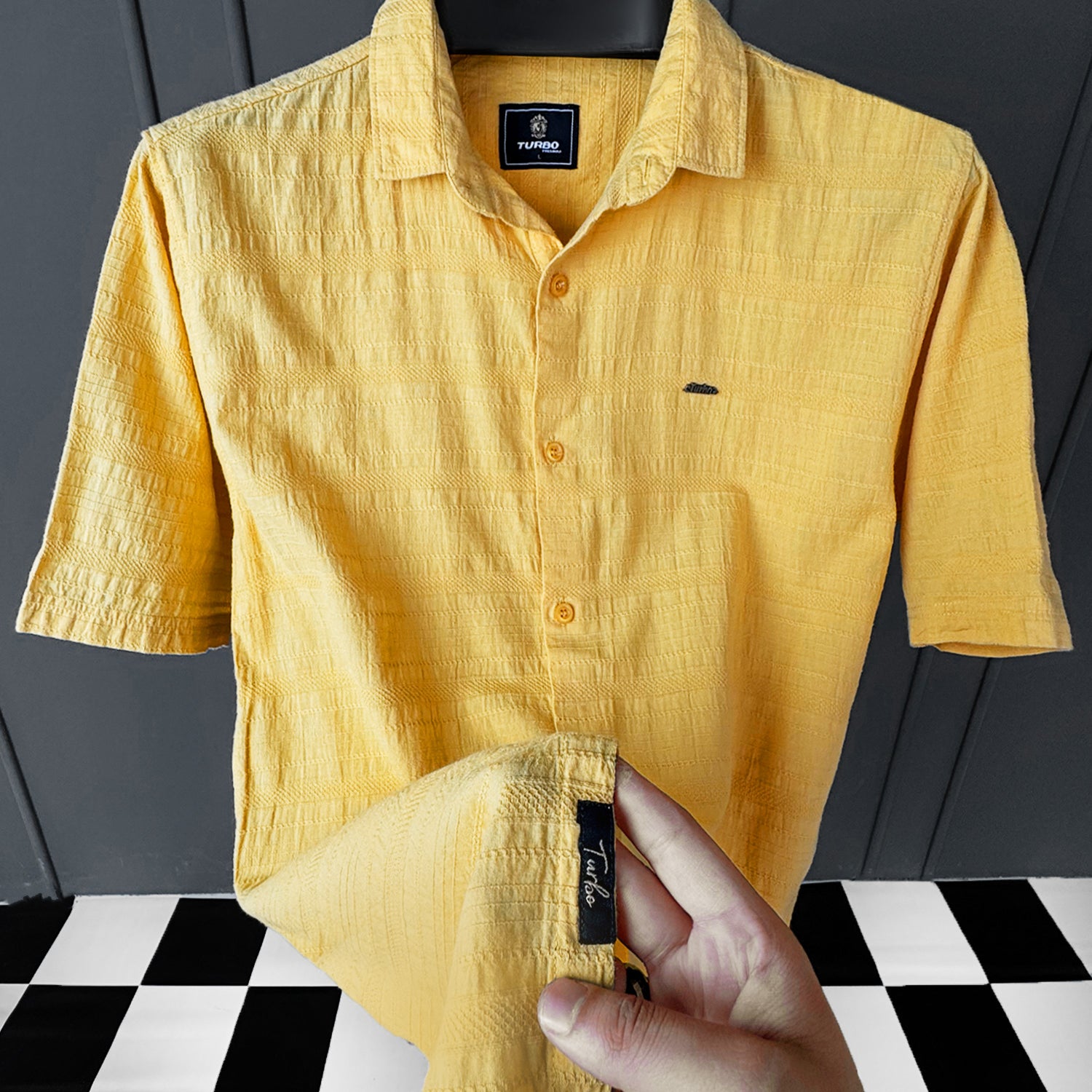 Turbo Knit Craft Crochet Casual Shirt