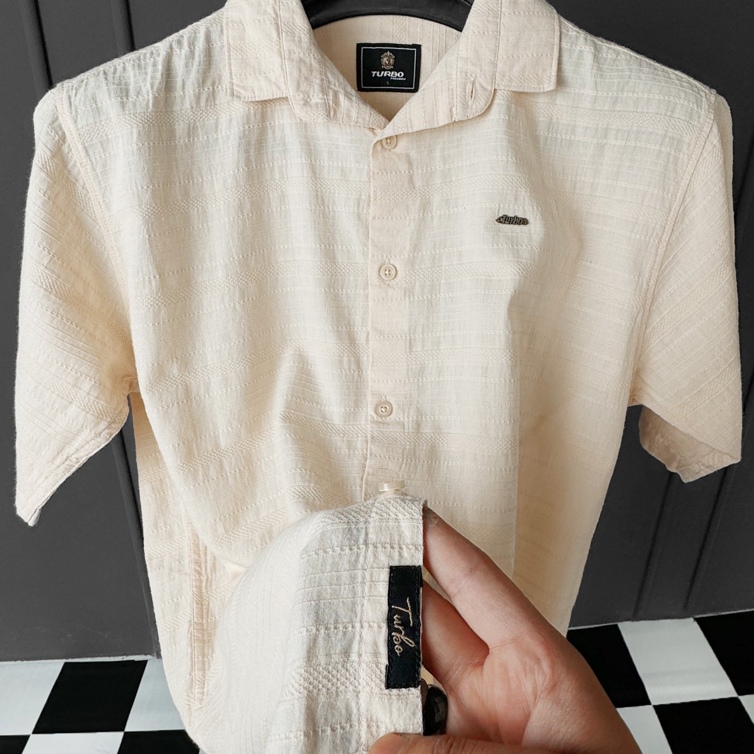 Turbo Knit Craft Crochet Casual Shirt