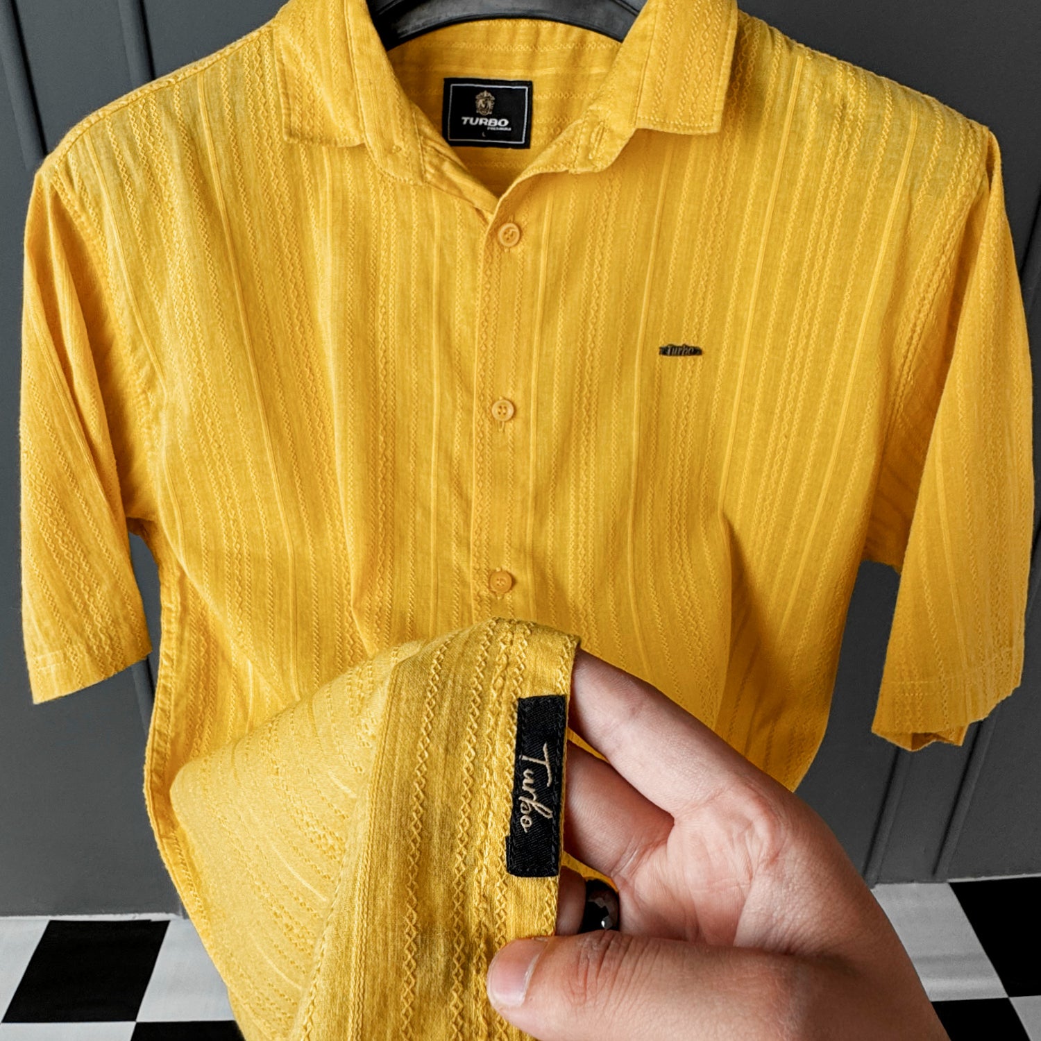 Turbo Textured Champ Casual Shirt