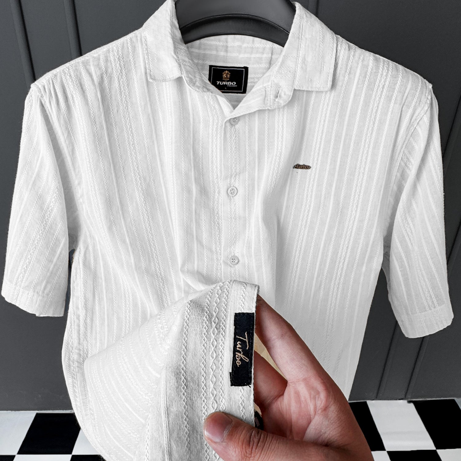 Turbo Textured Champ Casual Shirt