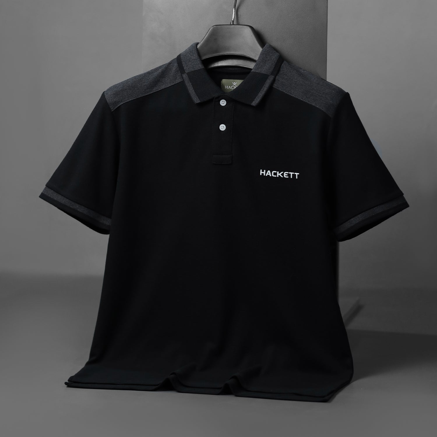 Hcket Linear Colour-Block Men's Polo Shirt