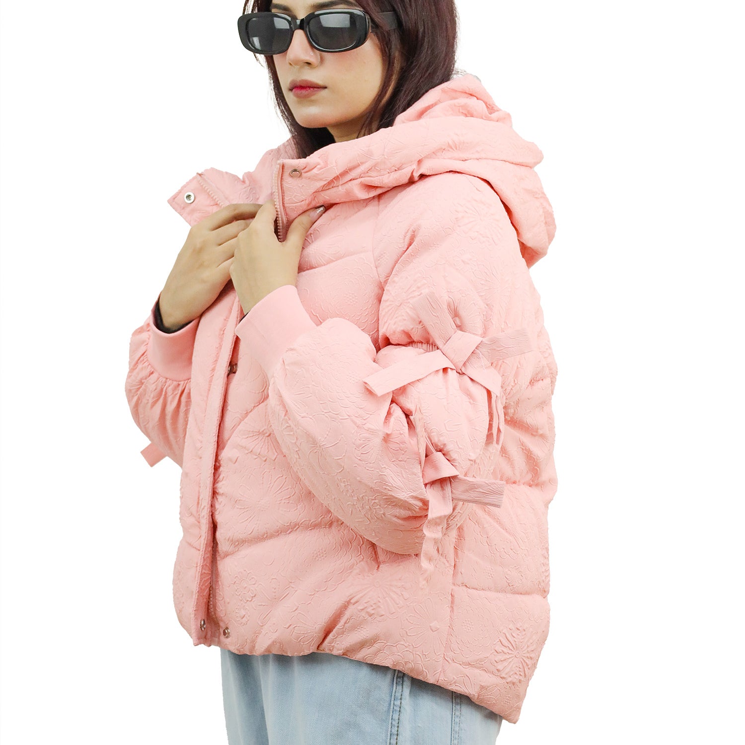 Winter Edition Quilted Hooded Women Imported Puffer Jacket