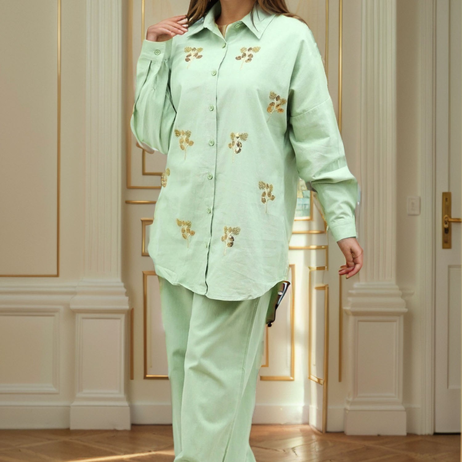 Floral Embroidered Design Co-ord Sets