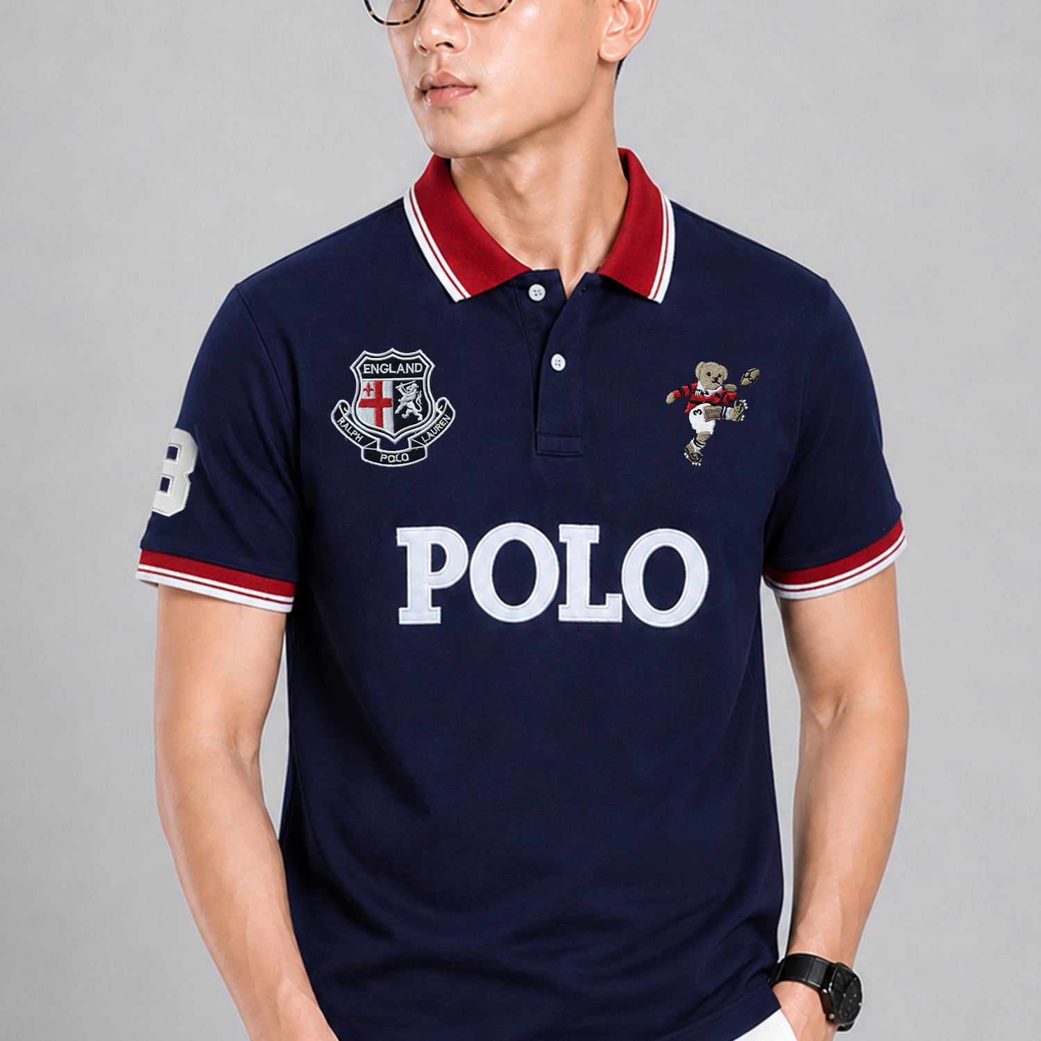 Plo Rph Lren Custom Slim Fit Men's Shirt