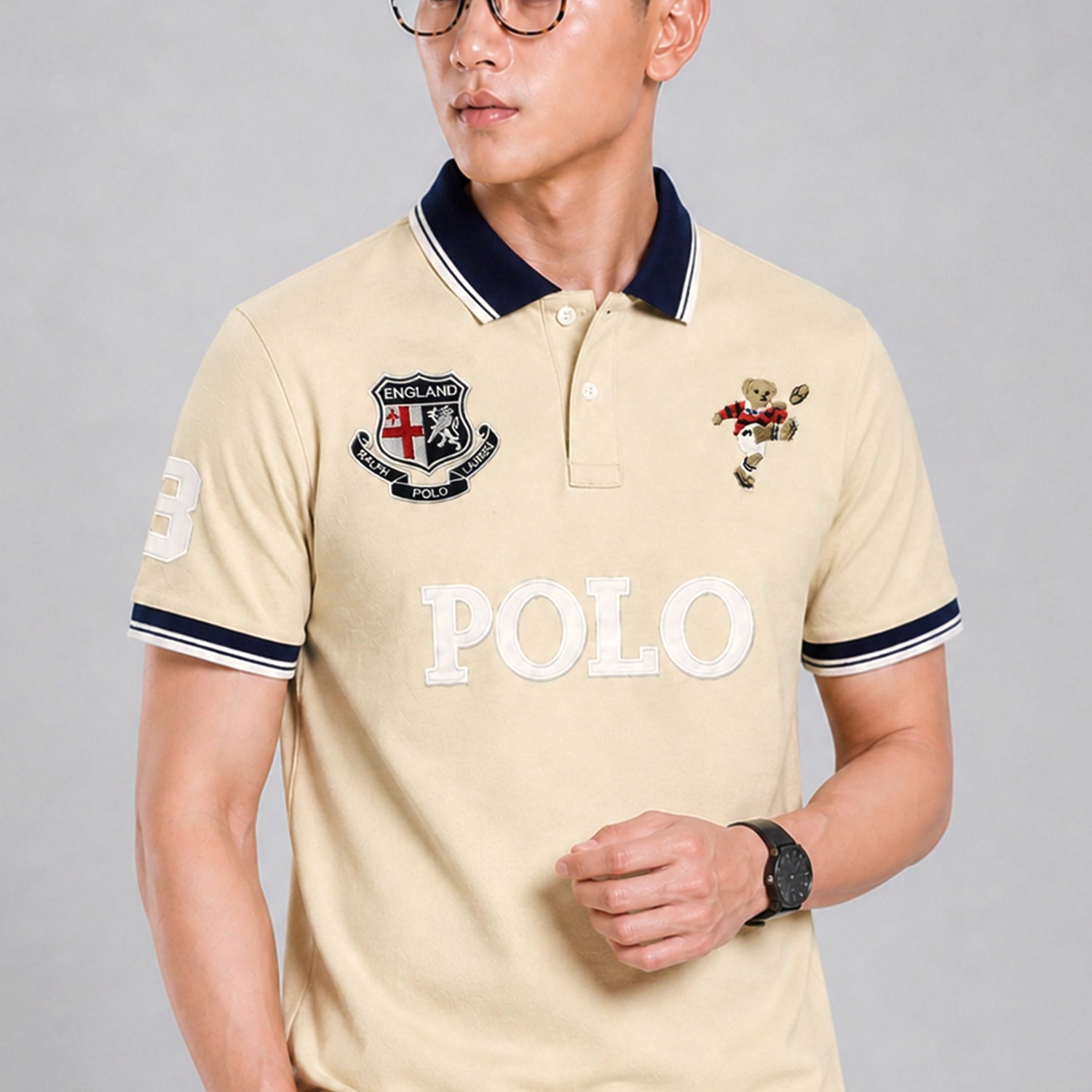 Plo Rph Lren Custom Slim Fit Men's Shirt