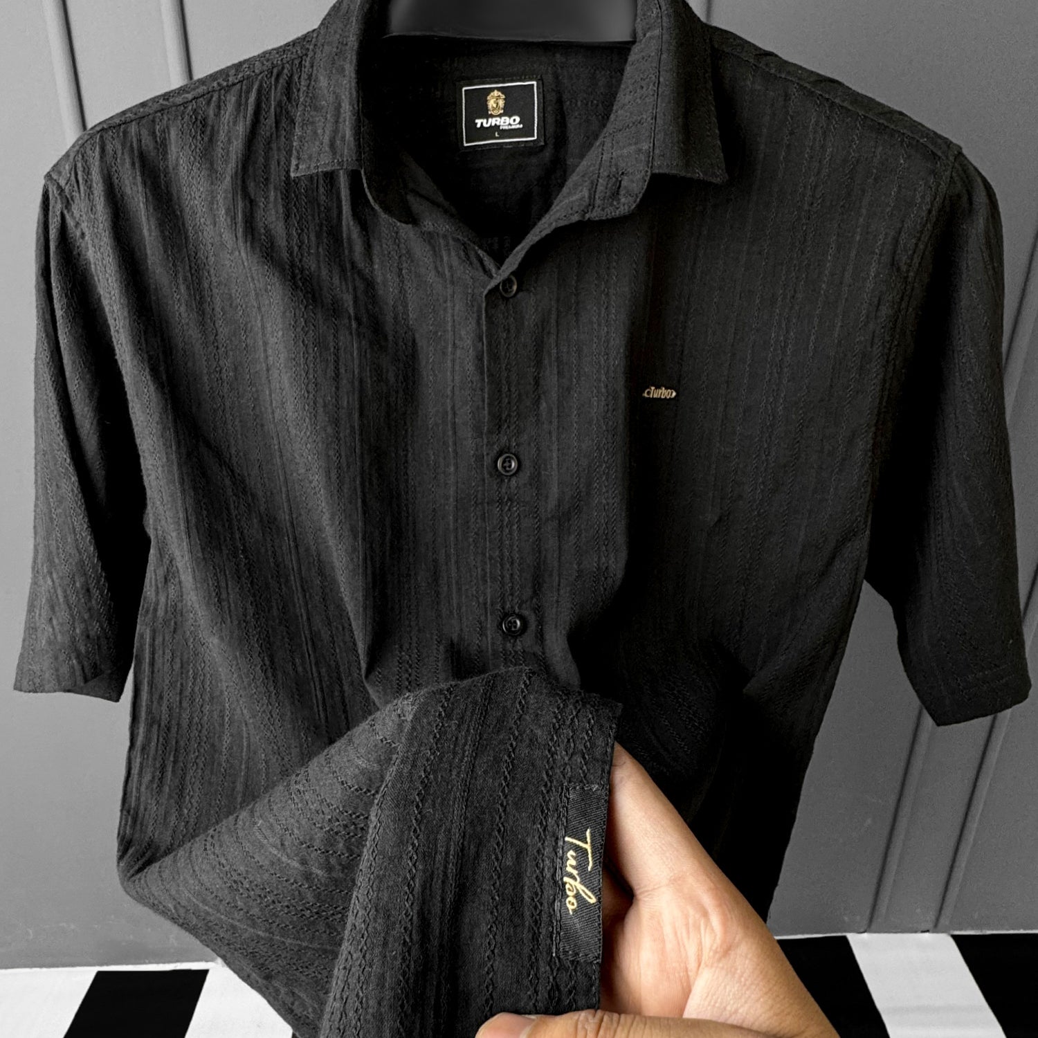 Turbo Textured Champ Casual Shirt