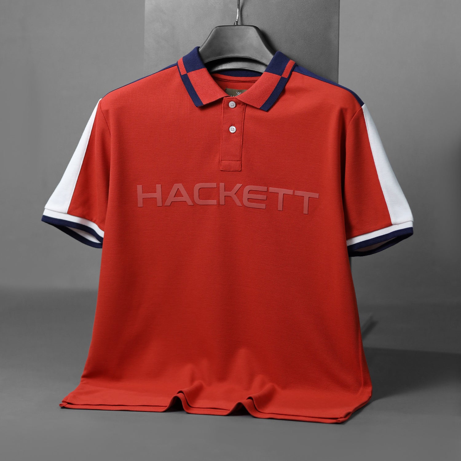 Hcket Contrast Collar Detailing Men's Polo Shirt