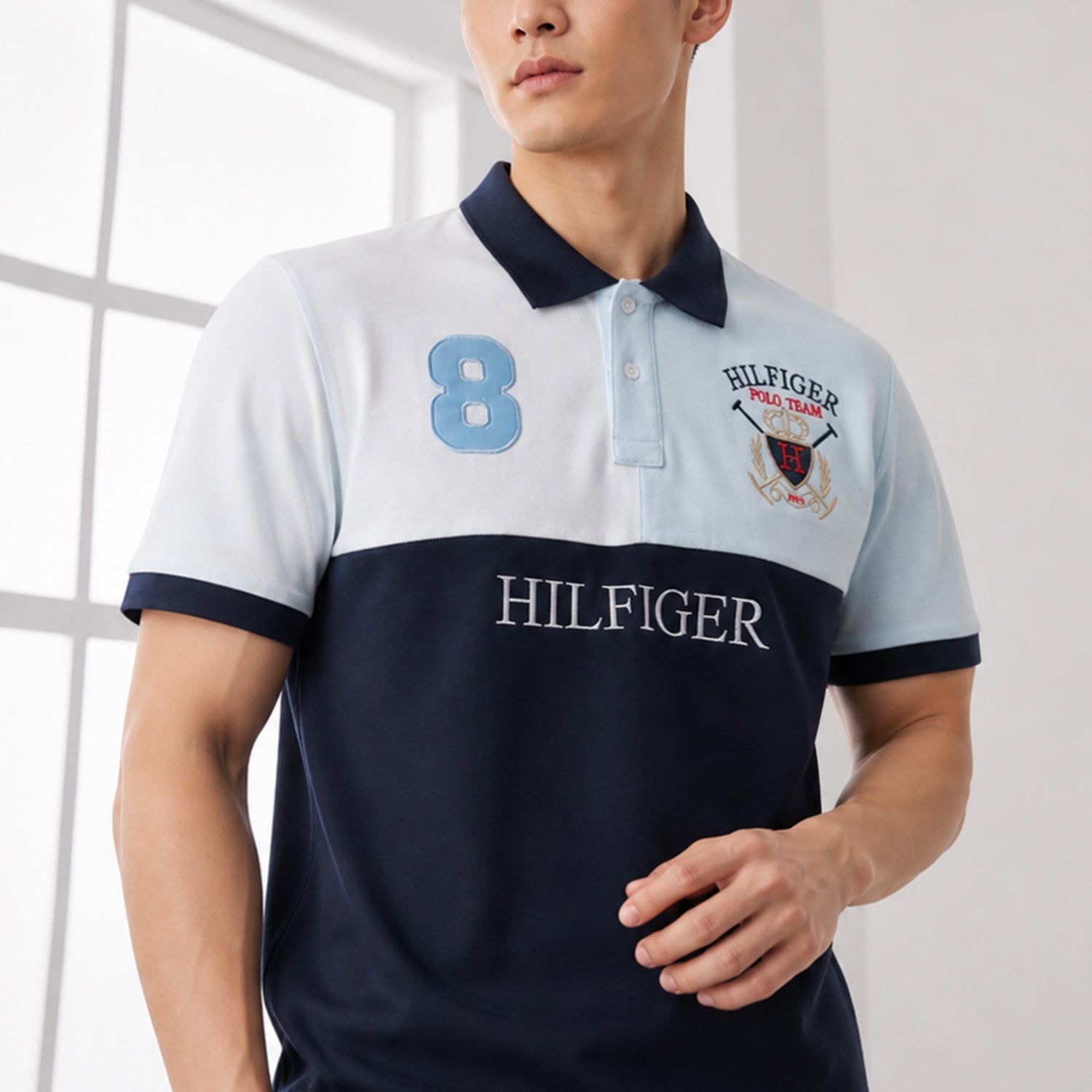 Hilfgr Multi Patterned Colour Men's Polo Shirt
