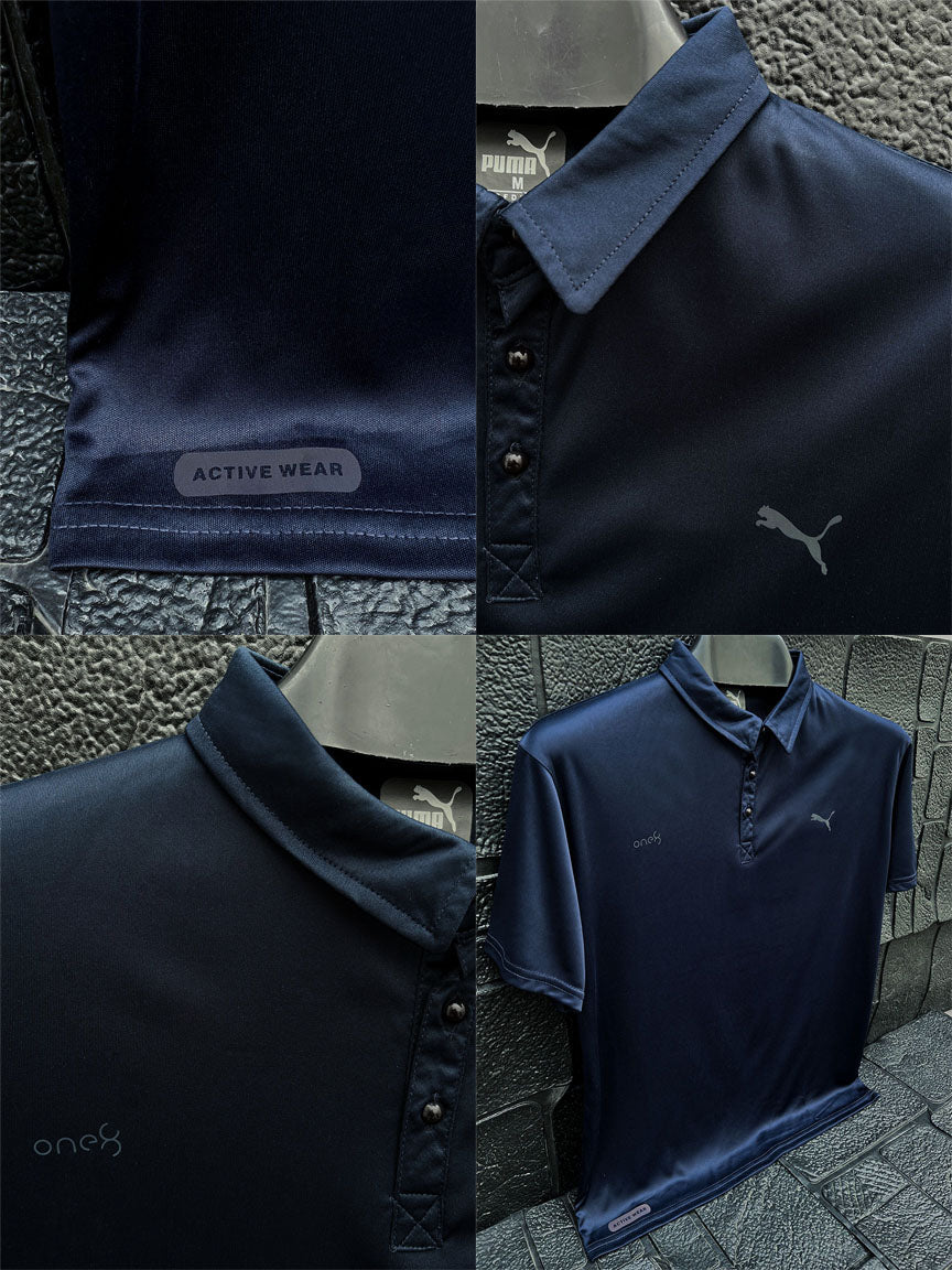 Cropped Collar Dry Fit Polo