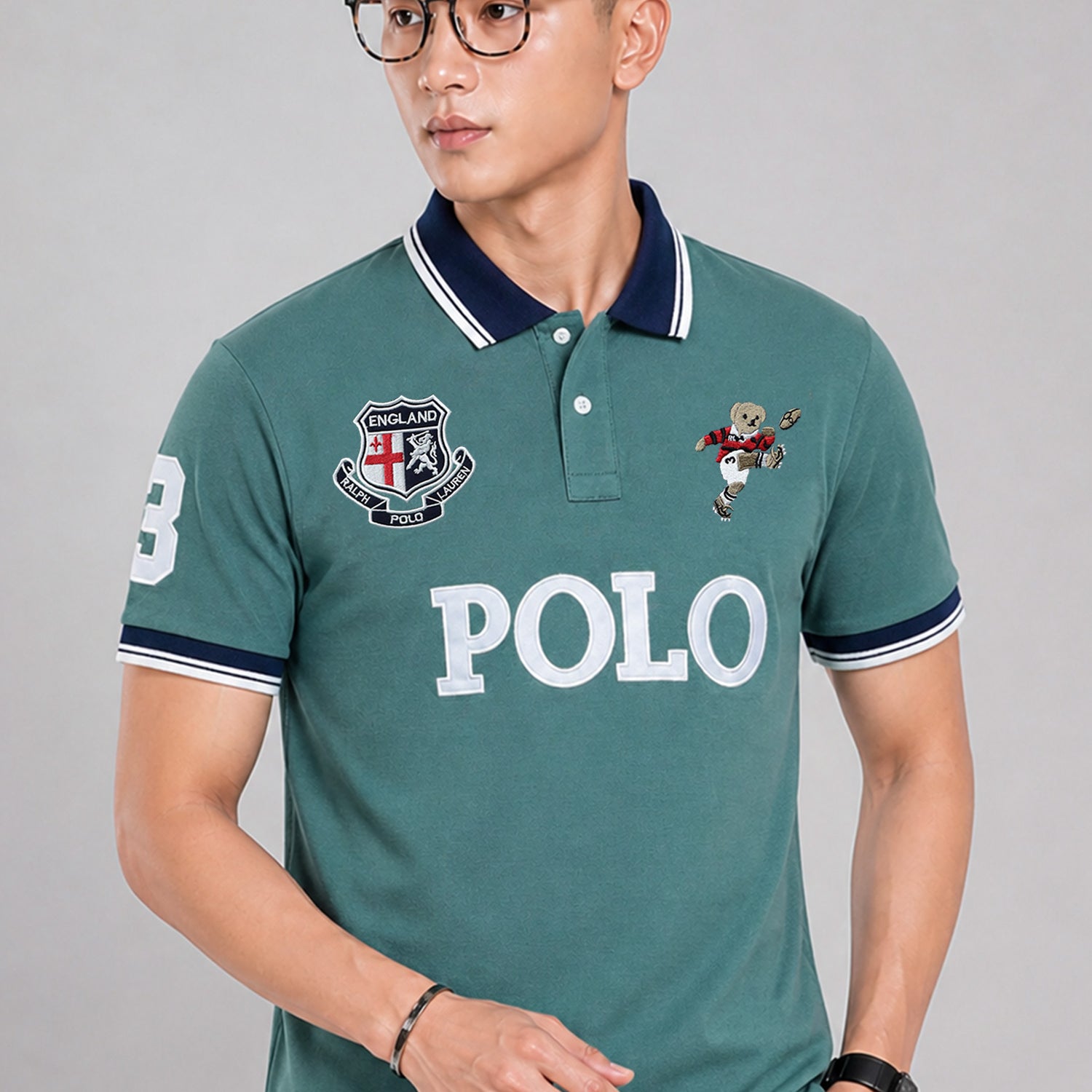 Plo Rph Lren Custom Slim Fit Men's Shirt