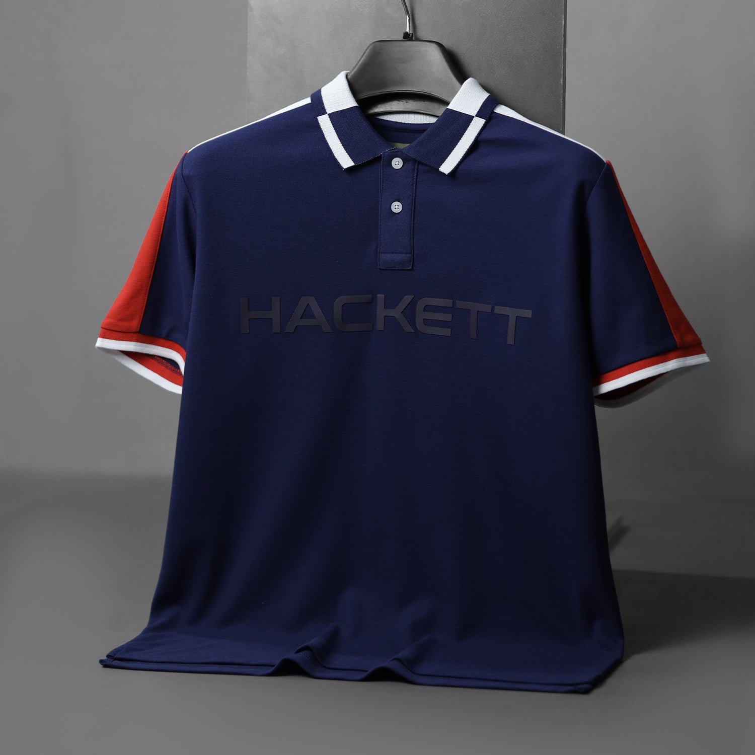 Hcket Contrast Collar Detailing Men's Polo Shirt