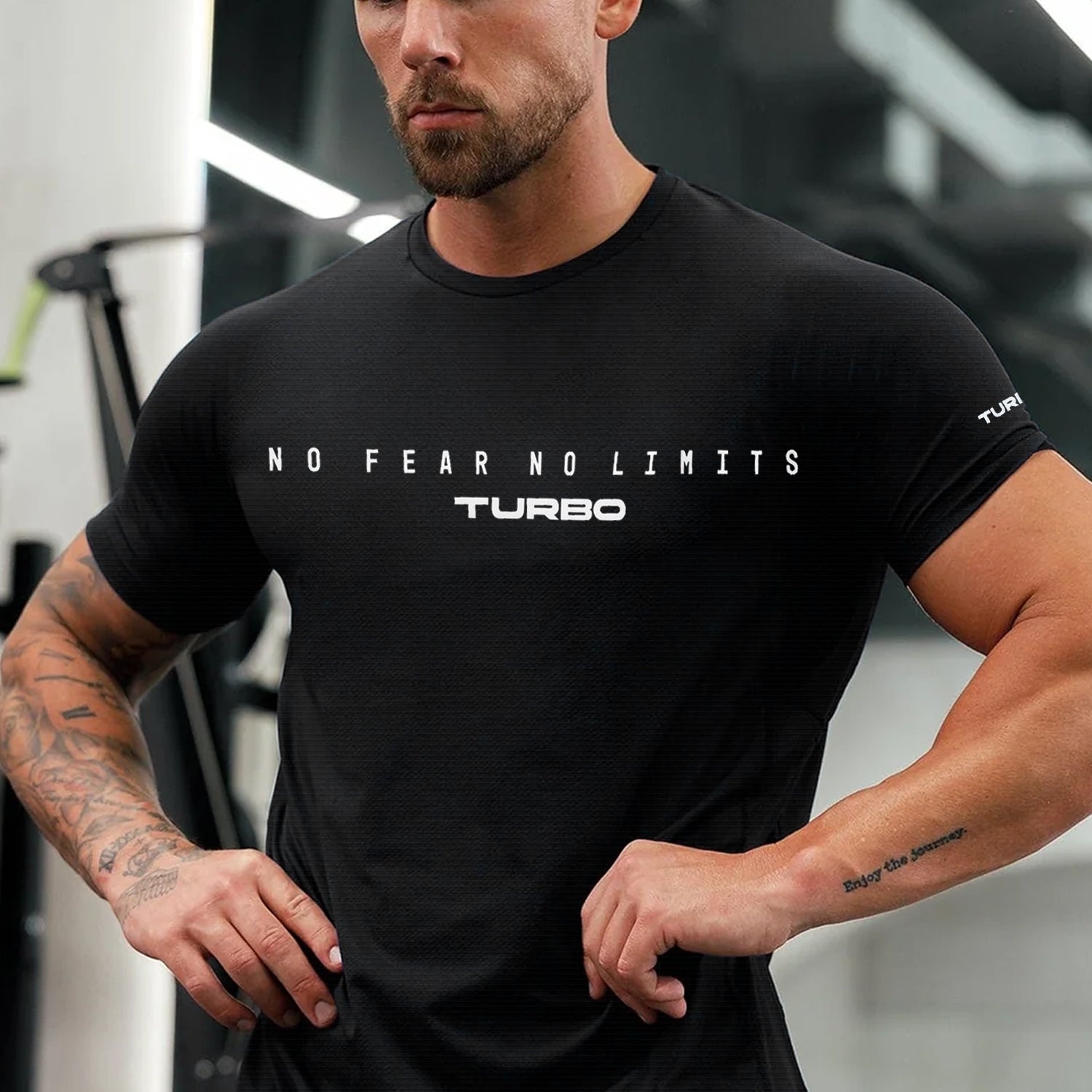 Turbo Motivational Quote ClimaCool Dry-Fit Tee