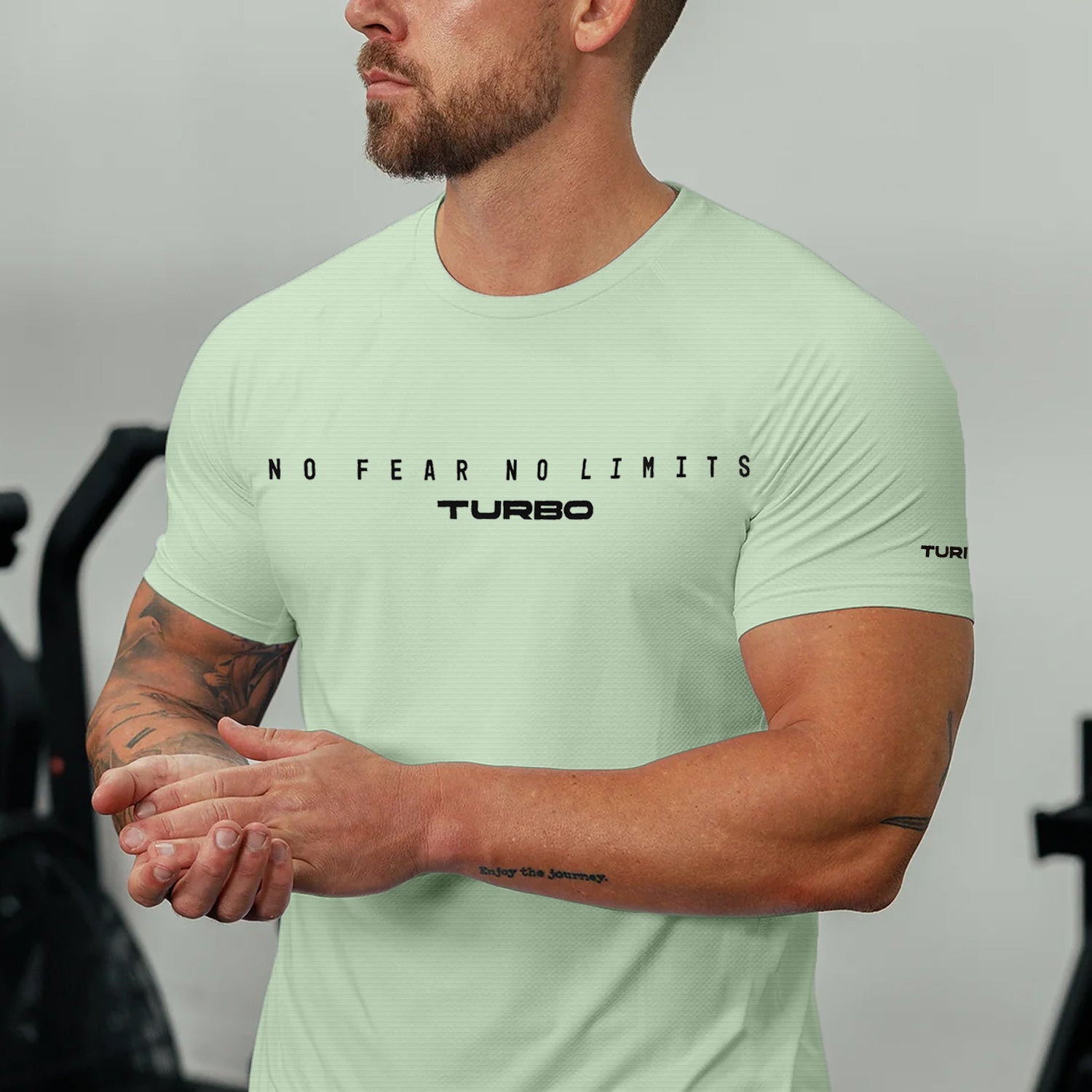 Turbo Motivational Quote ClimaCool Dry-Fit Tee
