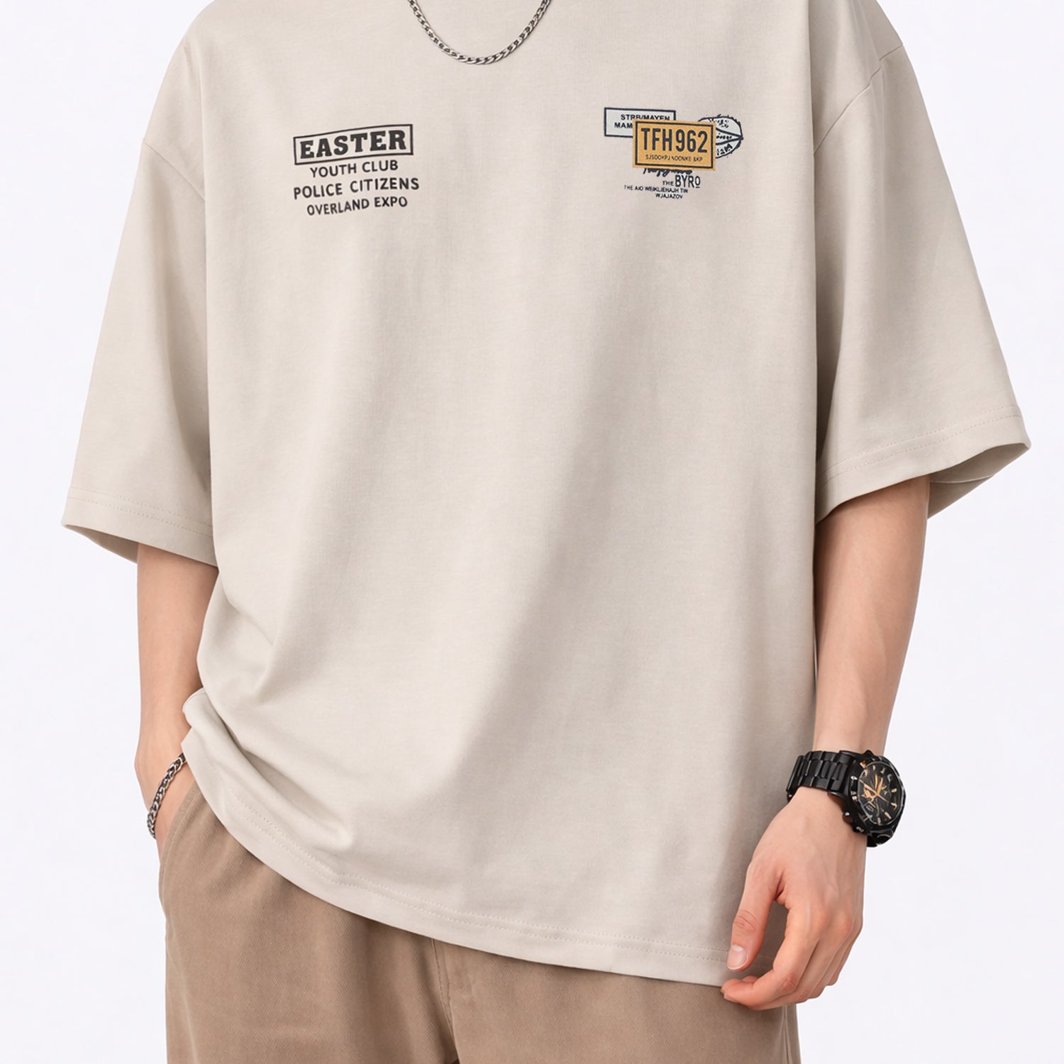 Turbo "Saltrock" Back Design Oversize Tee