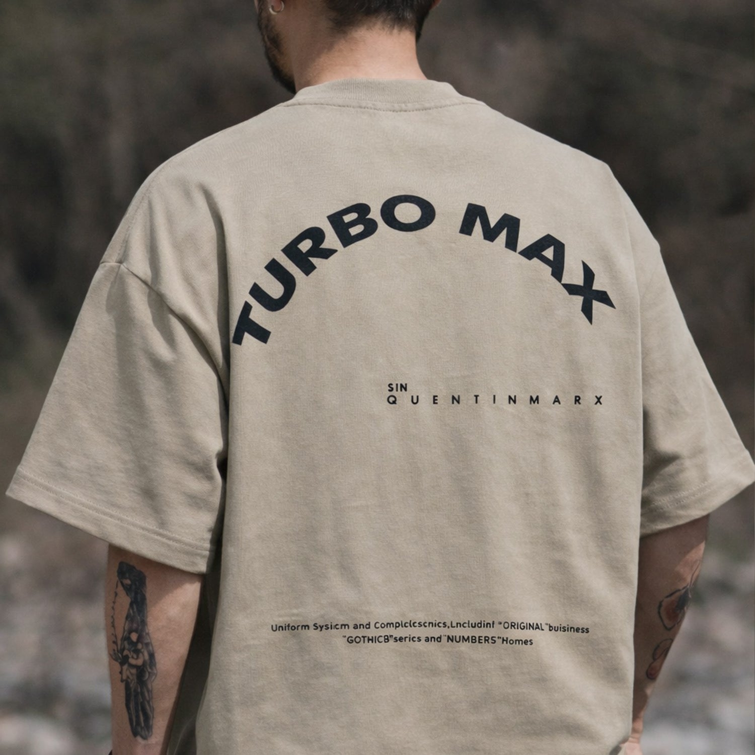 Turbo Calm Edge Men's Oversize Tee