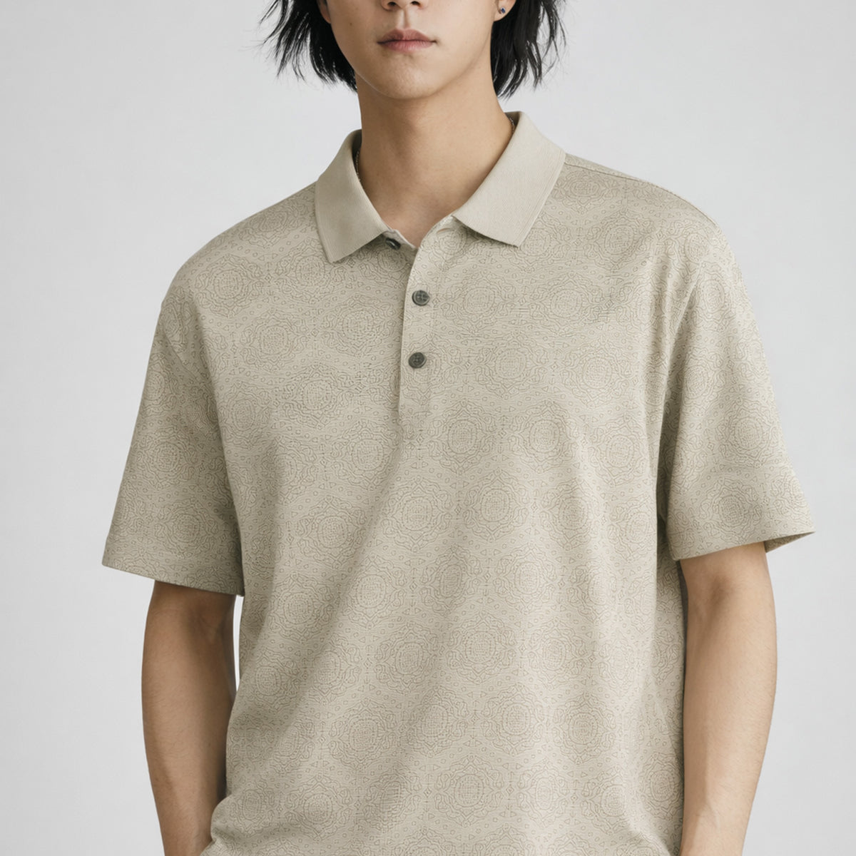 Men's Urban Essential Silk Polo T-Shirt