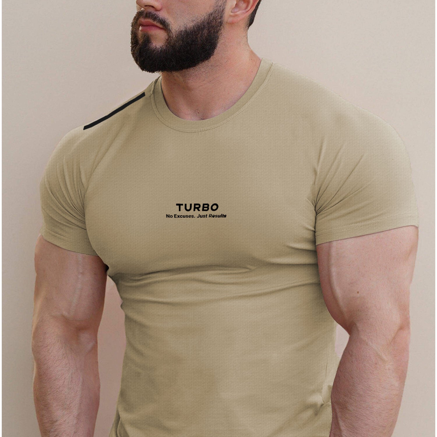Turbo 'No Excuses' Grid-Tech Performance Dry-Fit Tee