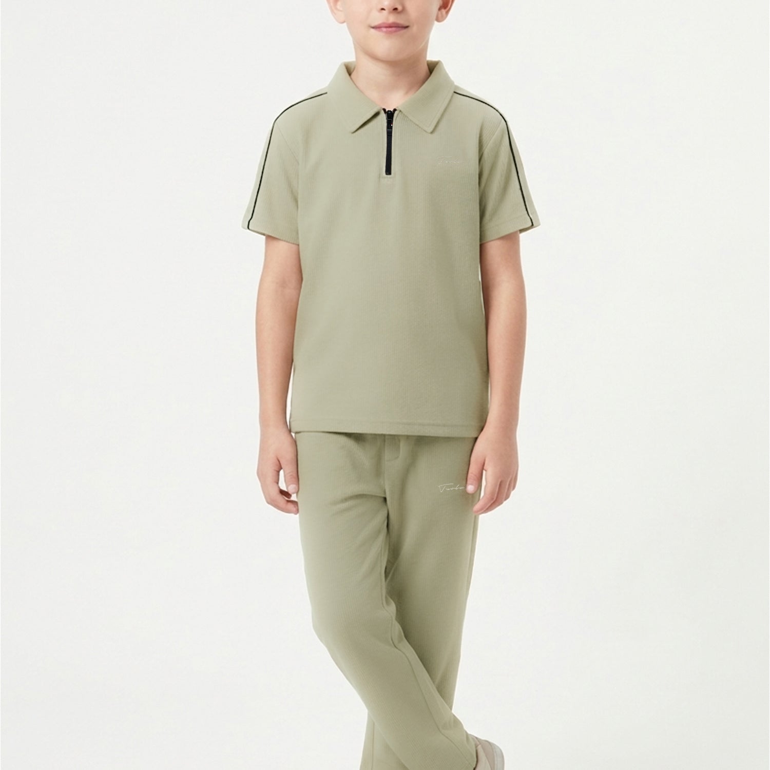 Turbo Retreat Relaxed Zipper Style Younger Kids Co-Ord Set