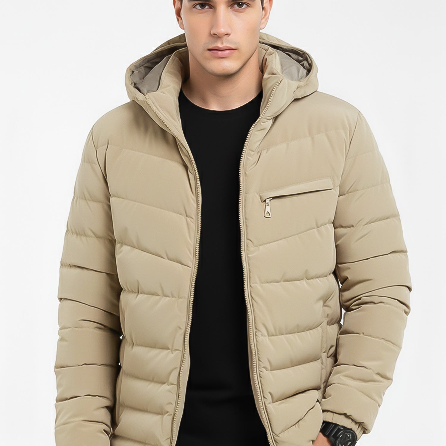 Turbo Reversible Padded Men's Imported Puffer Jacket