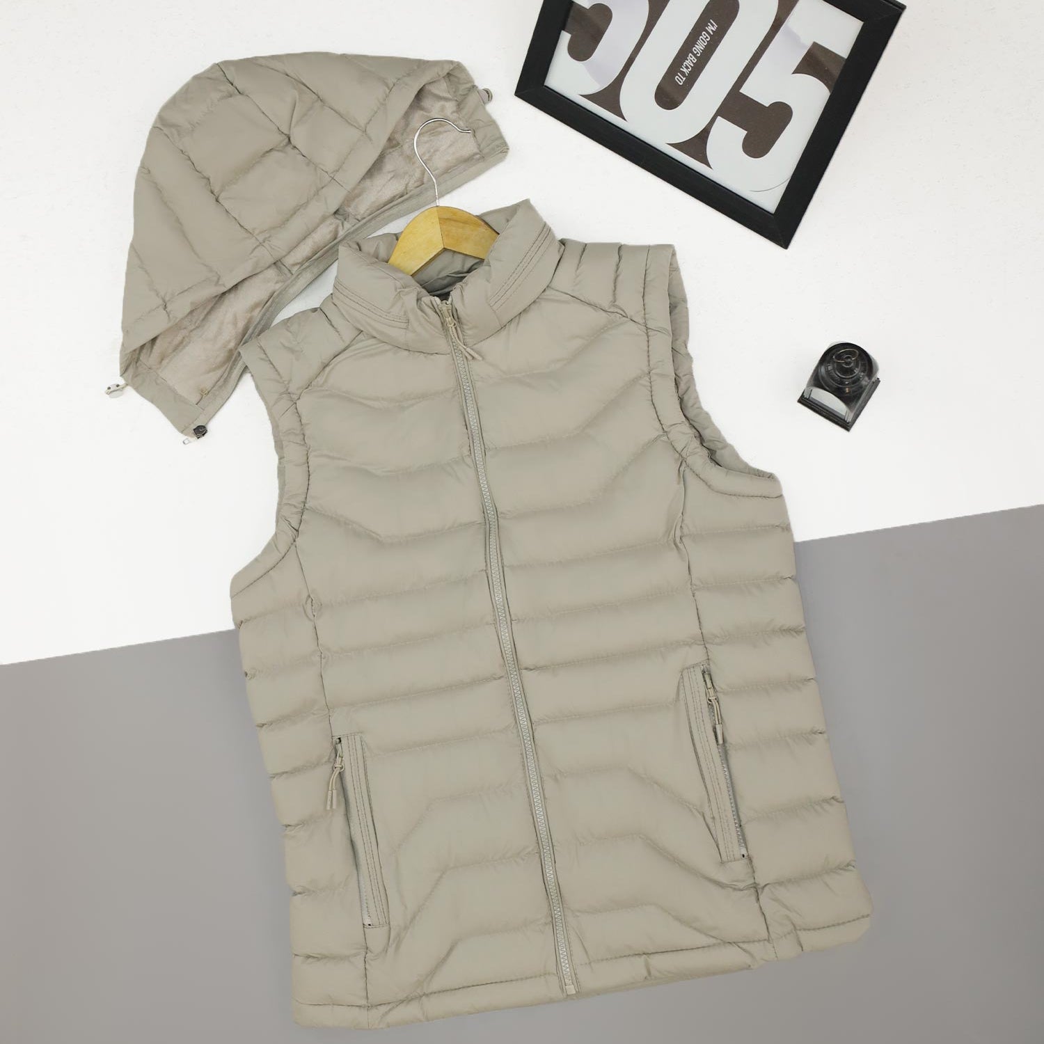 Stand Collar Imported Men's Gilet