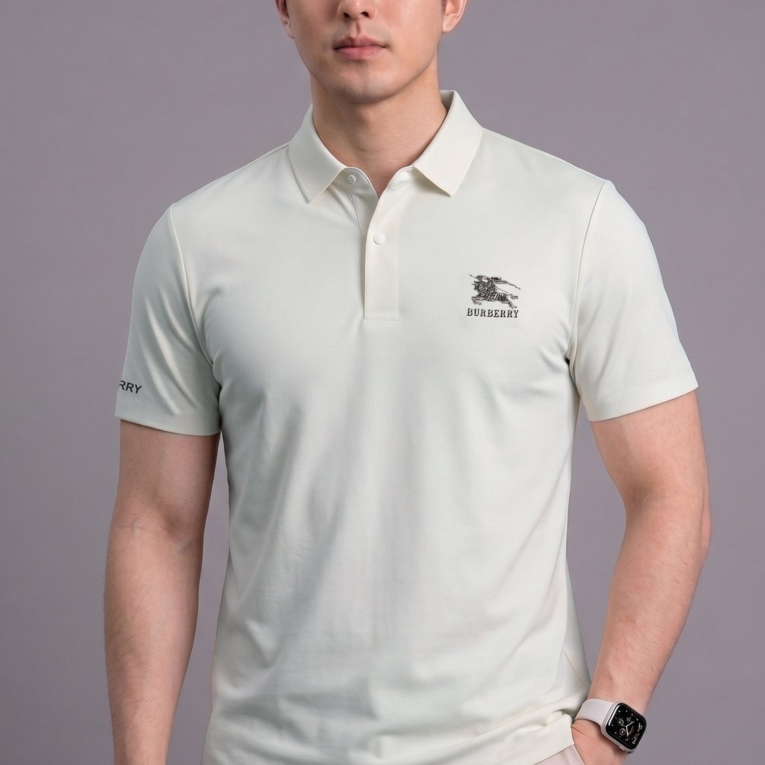 Burbry Modern Fit Performance Imp Dry-Fit Polo