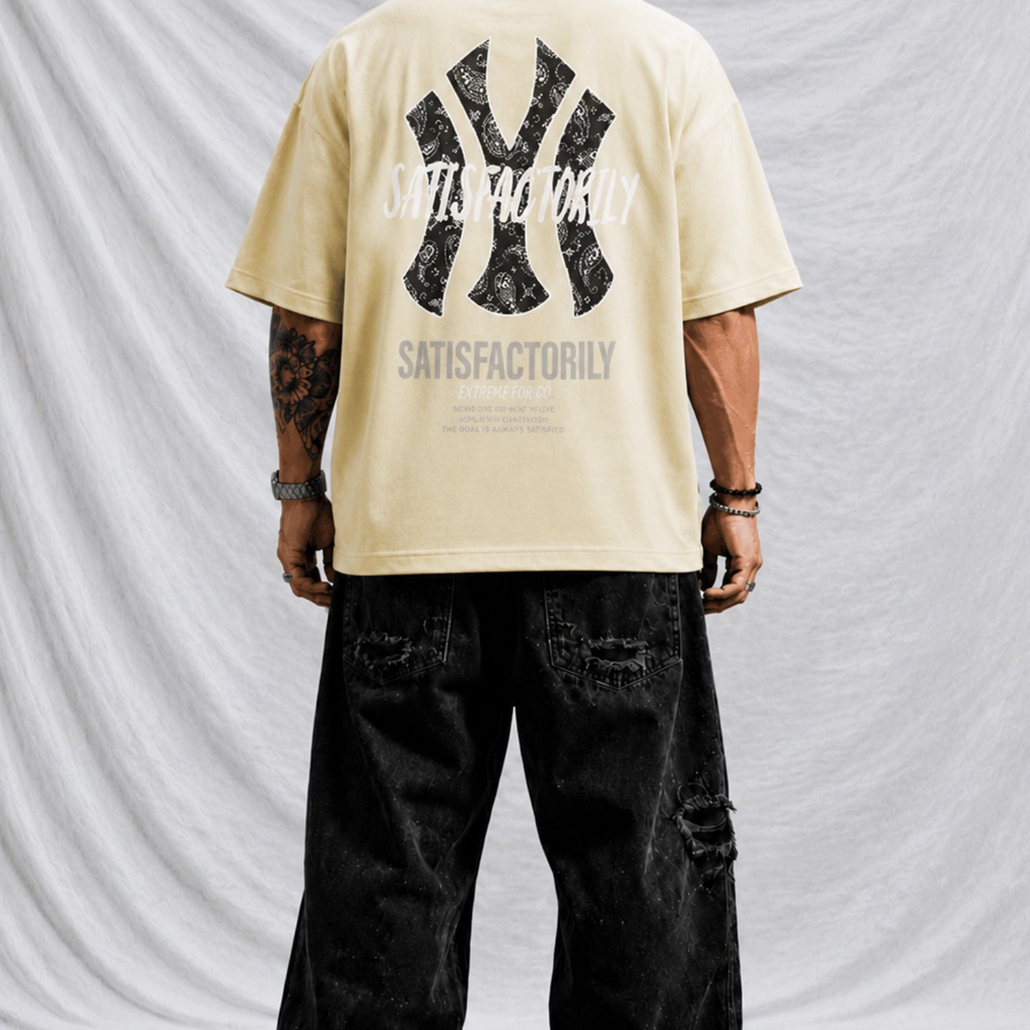 Turbo New Era Satisfactorily Graphic Oversize Men's Tee