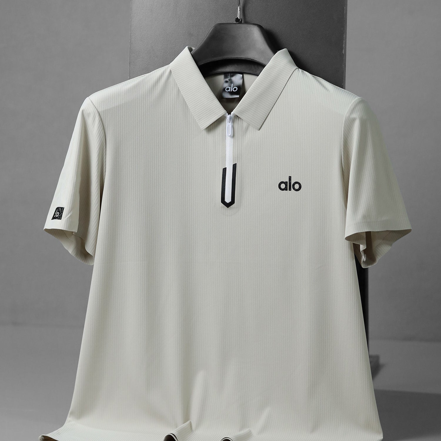 Alo Quarter-Zip Performance Imp Dry-Fit Polo