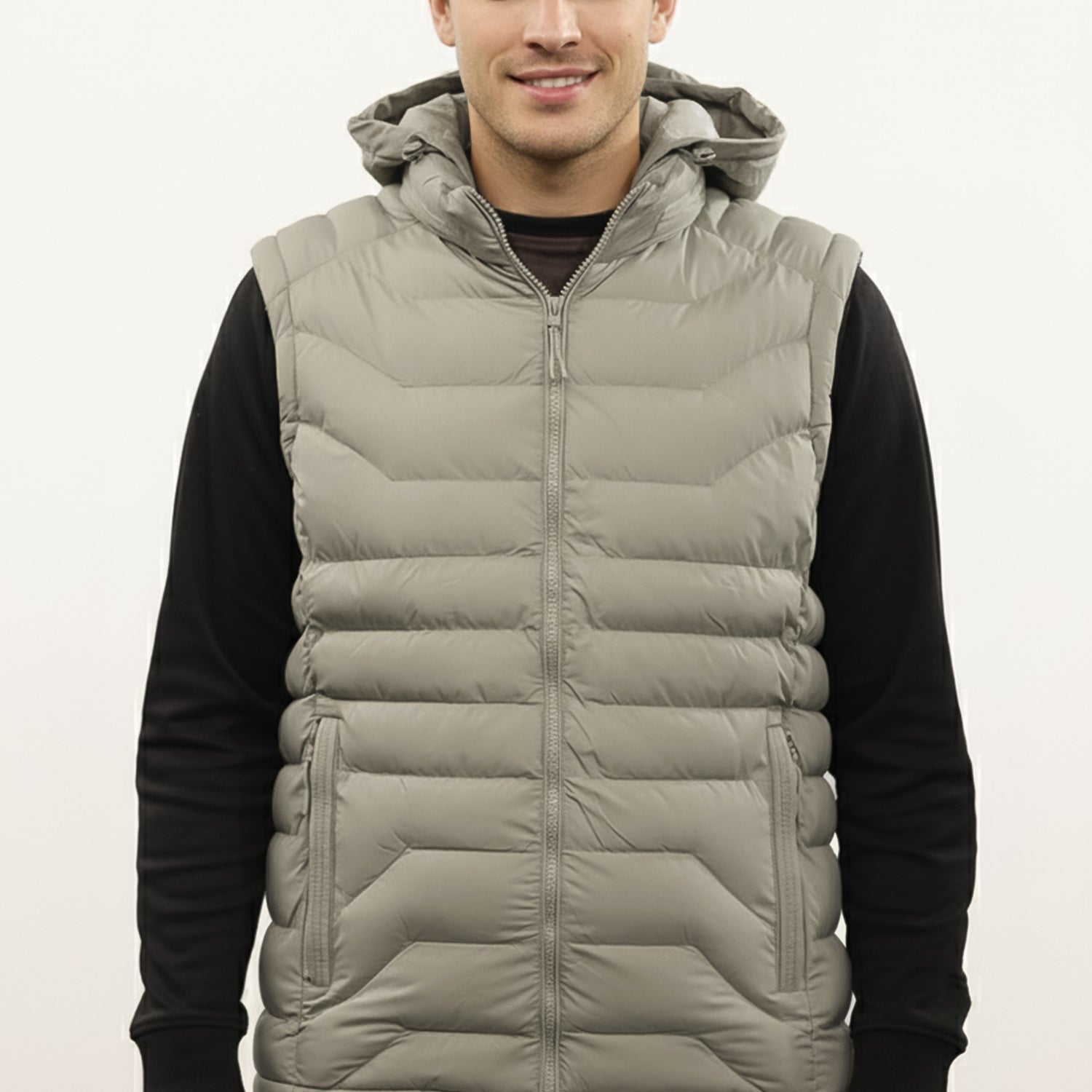 Stand Collar Imported Men's Gilet