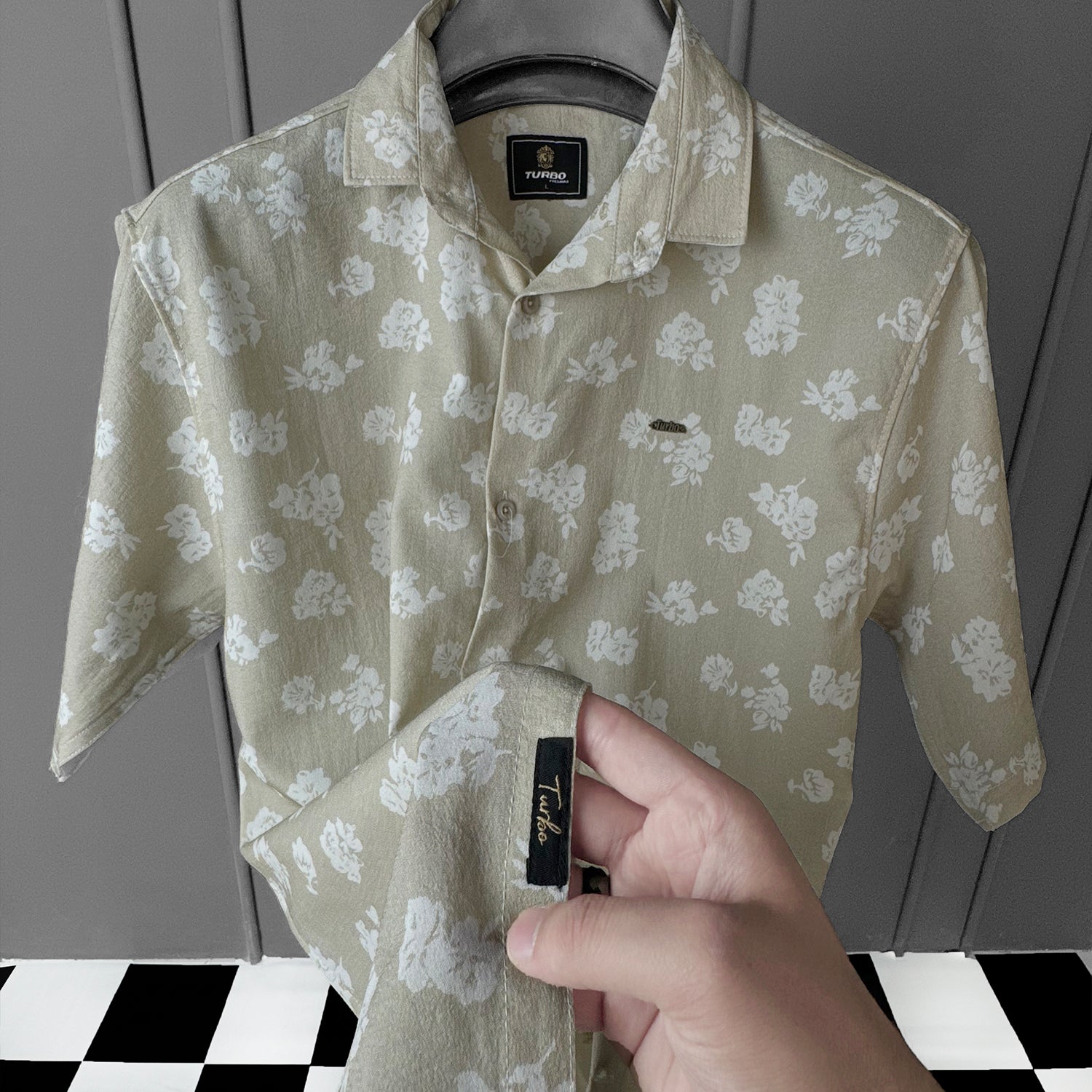 Turbo Rich Floral Printed Casual Shirt