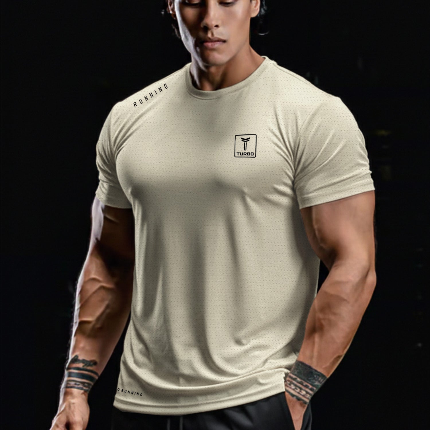 Turbo 'Aero-Flow' Perforated Running Dry-Fit Tee