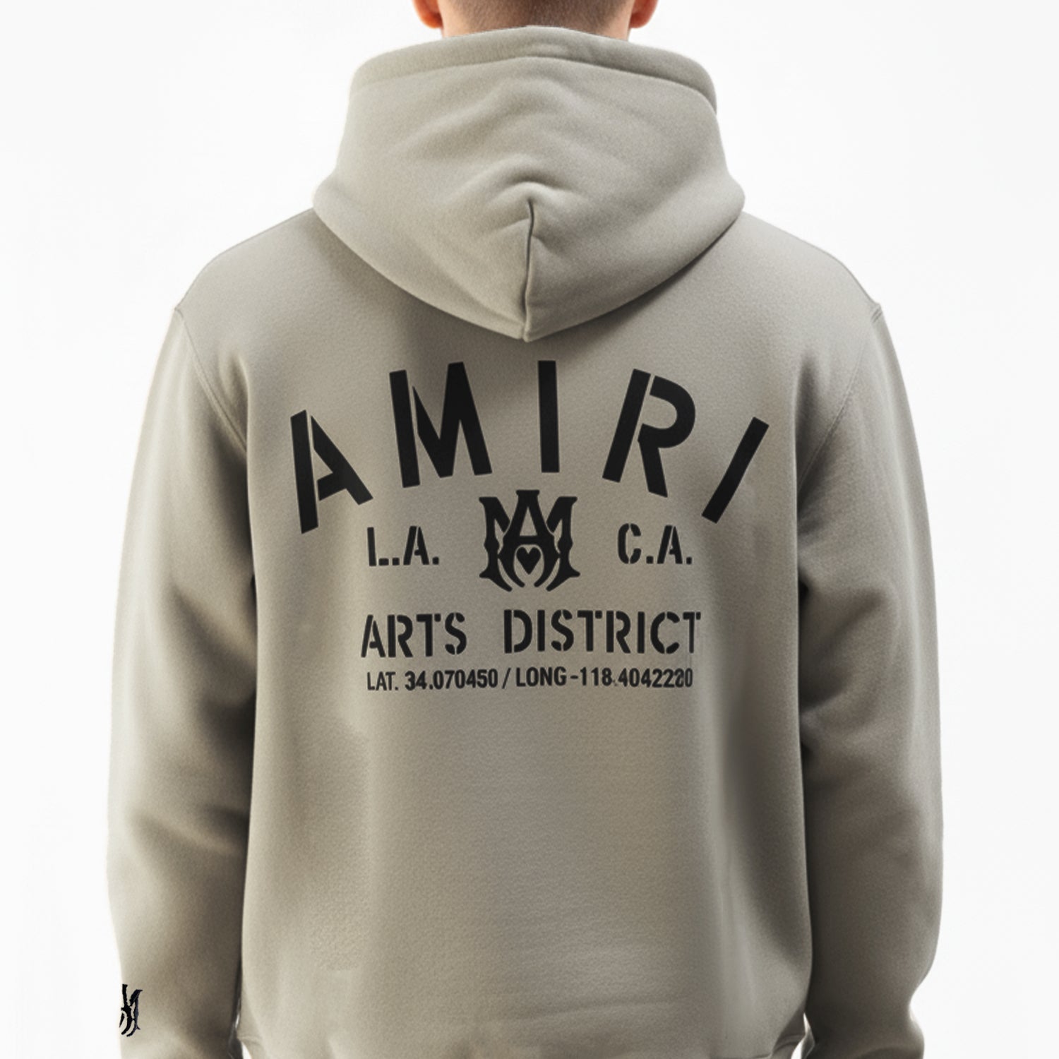 Amri Arts District Slogan Men's Fleece Hoodie
