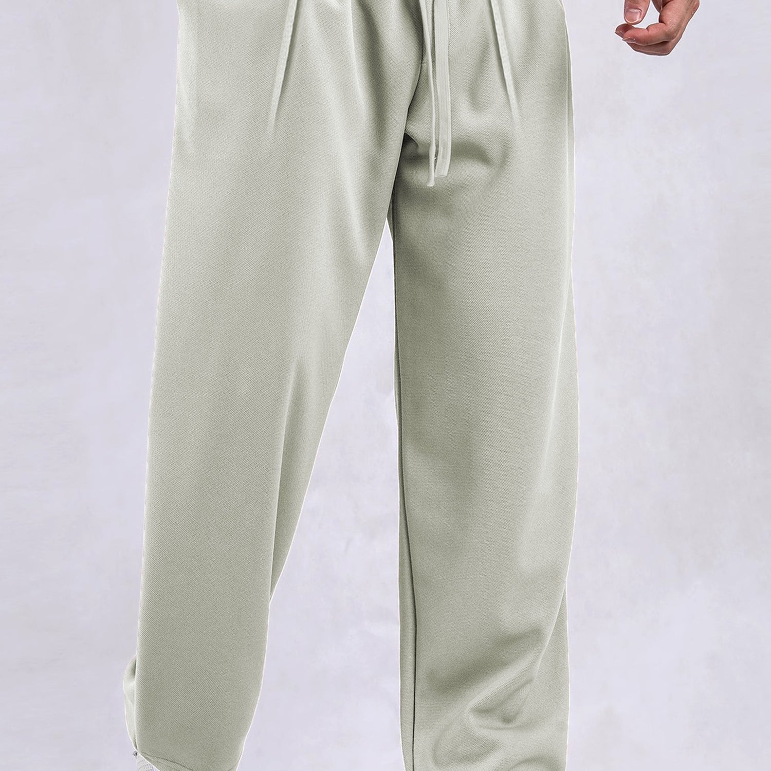 Turbo Summer Thin Waffle Textured Loose Bottom Trouser