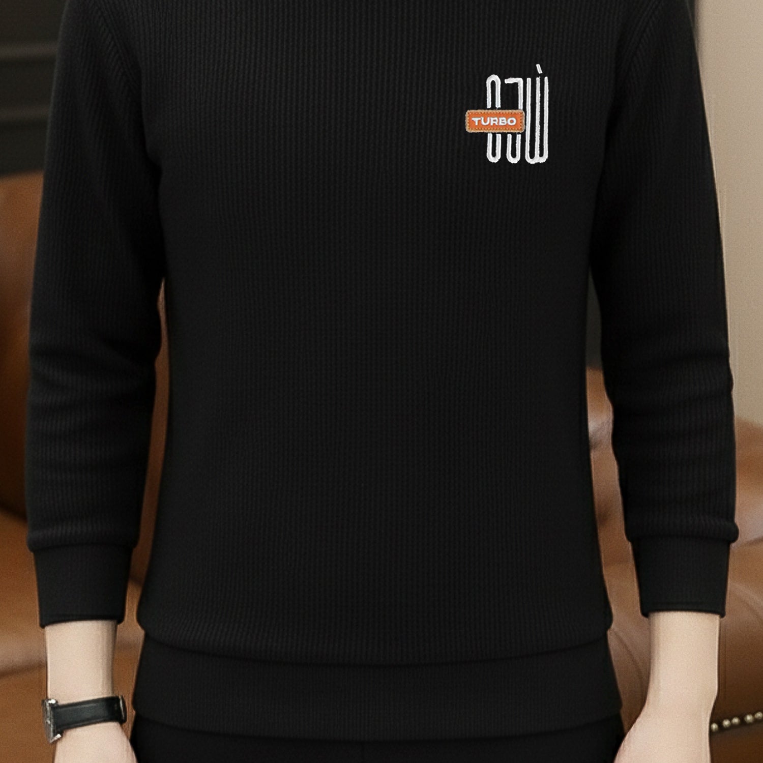 Turbo Undefeted Icon Round Neck Men's Sweatshirt