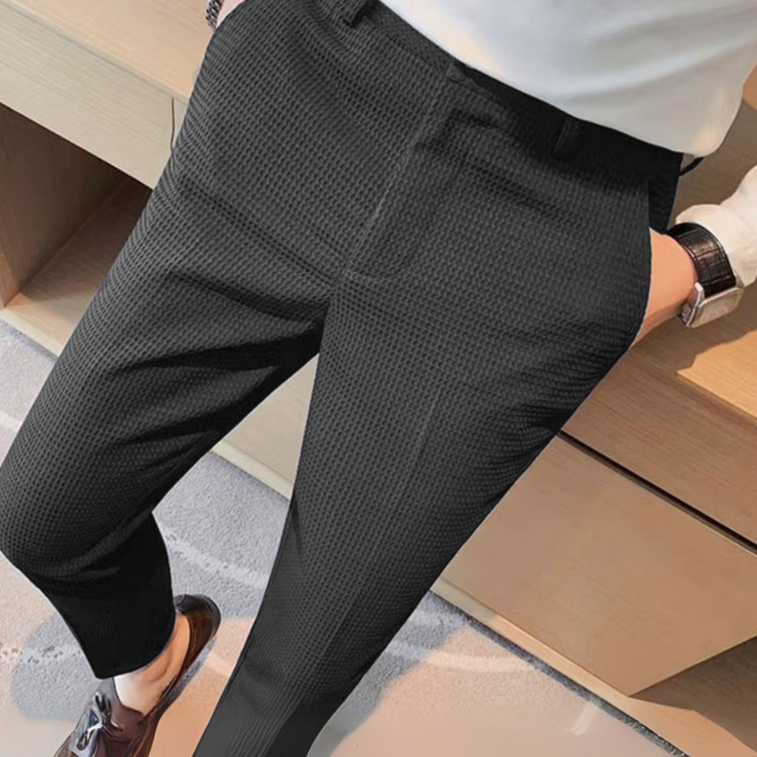 Turbo 'Apex' Elite Series Slimfit Waffle Pant