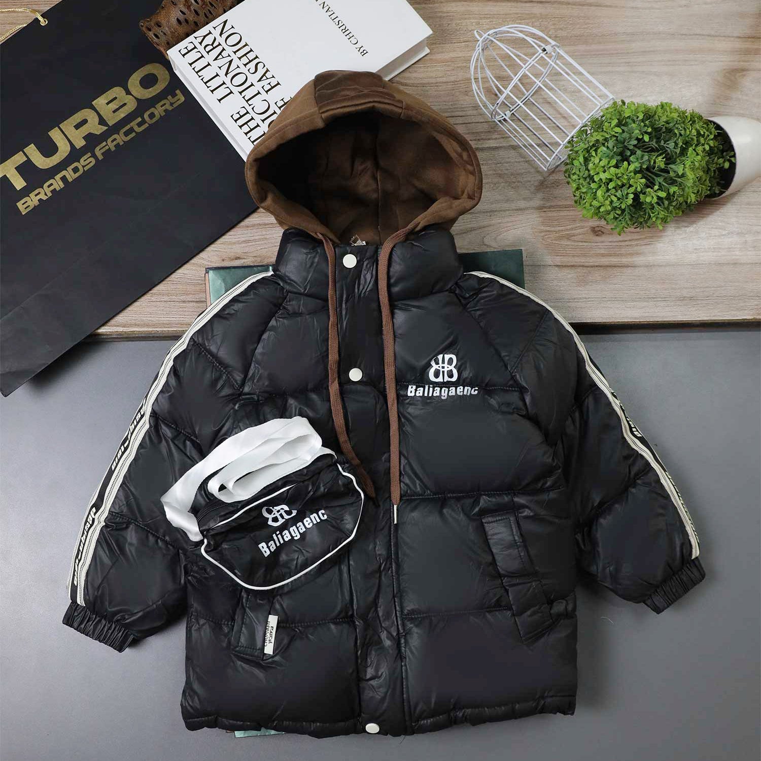 Teenager Winter Hooded Boys Kids Puffer Jacket
