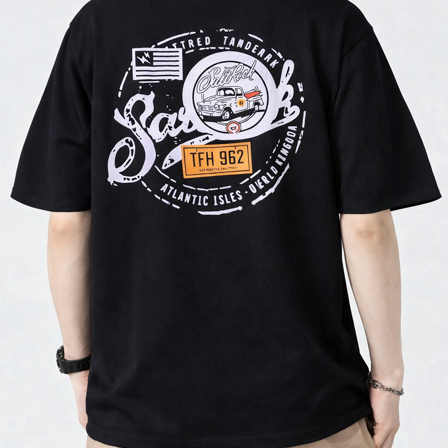 Turbo "Saltrock" Back Design Oversize Tee