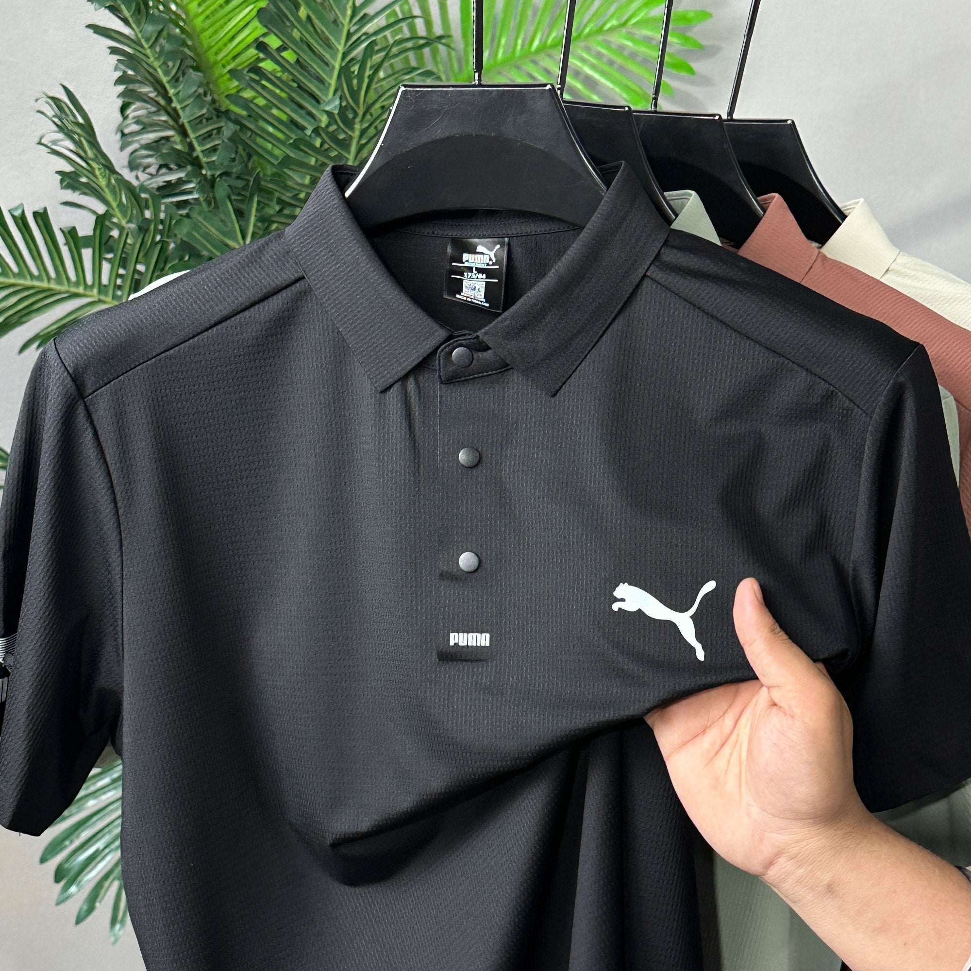 Pma Essential Printed Logo Men's Polo Shirt