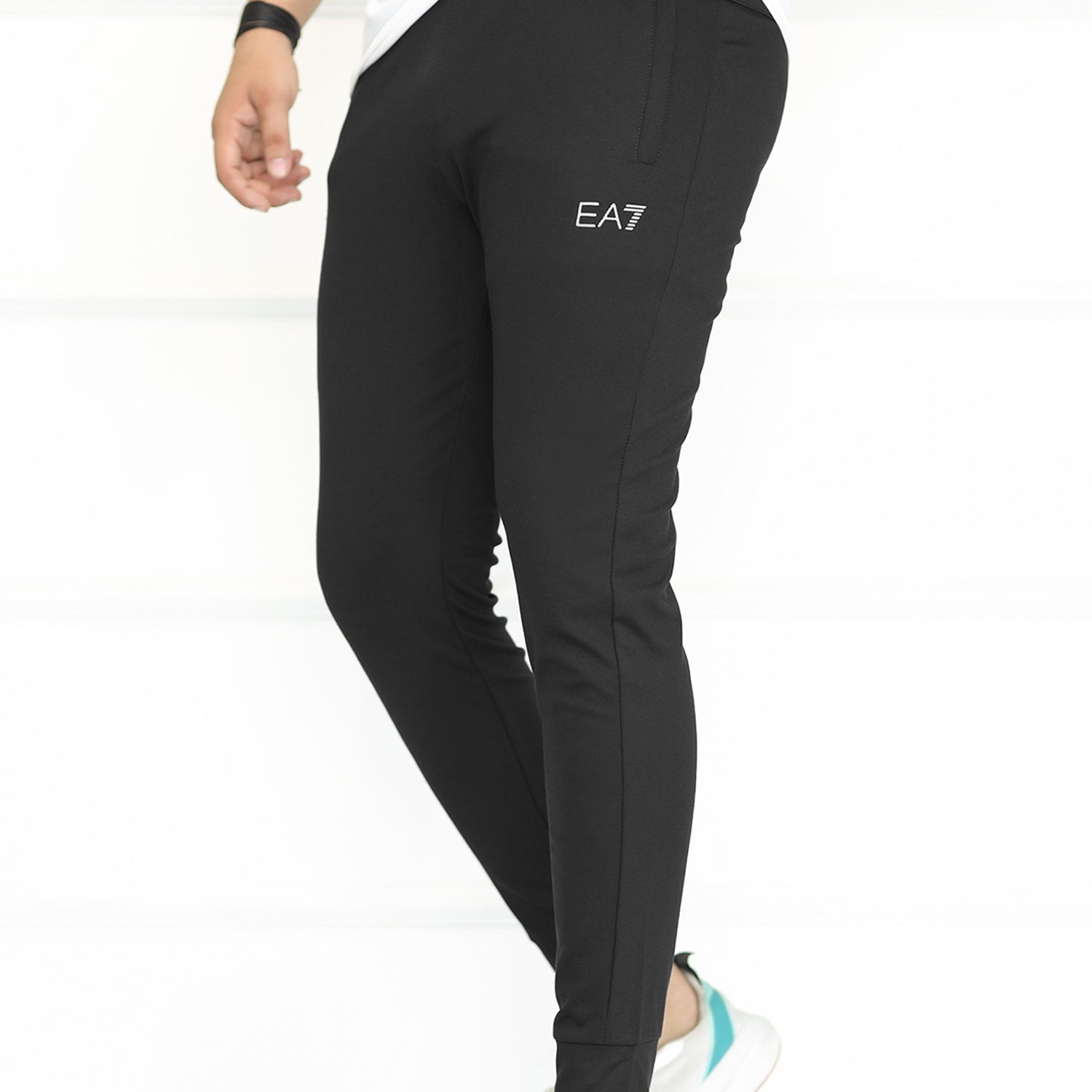 Armni 'Emporio' Division Active SlimFit Trouser In Black