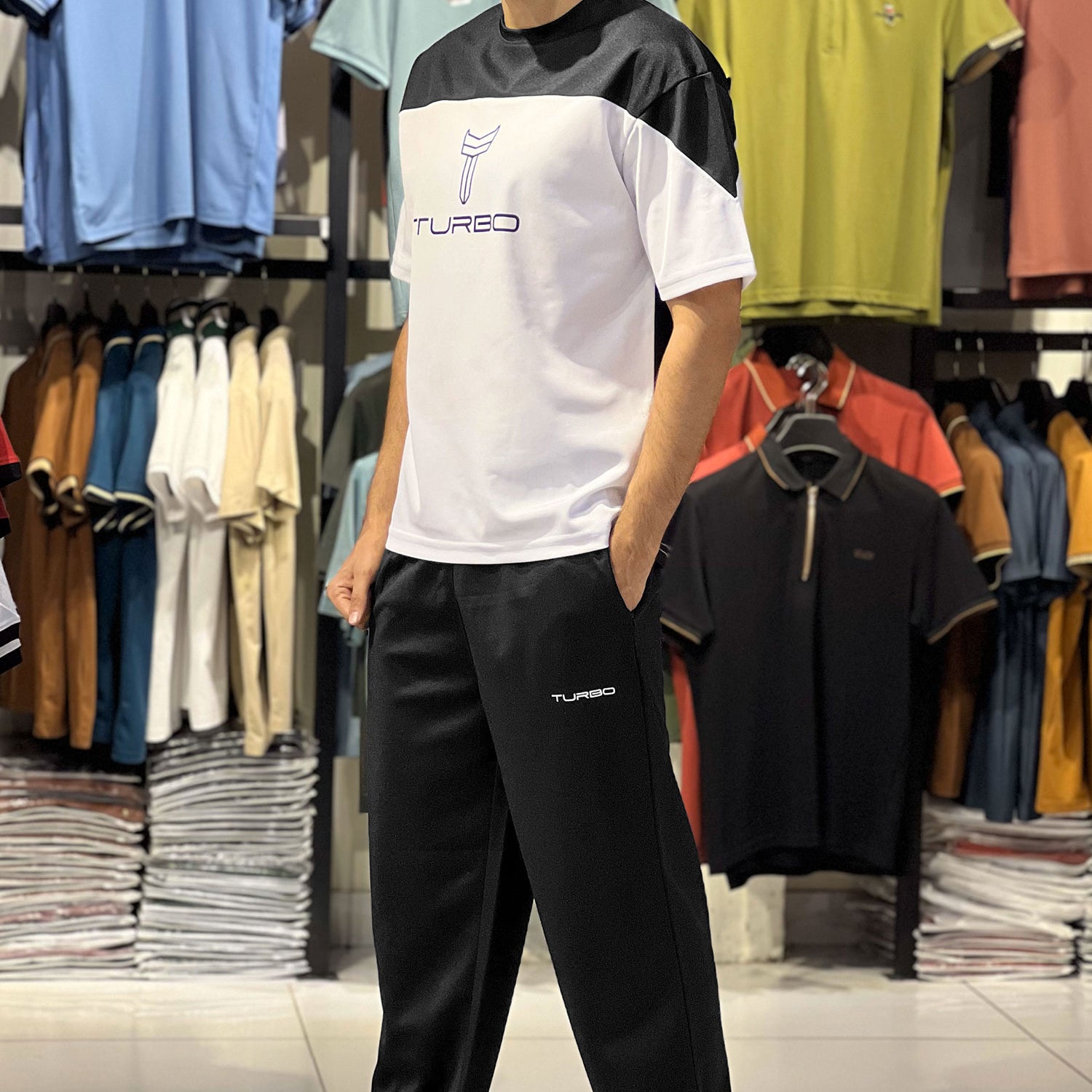 Turbo Wrangler Sleeve Oversize Quick-Dry Tracksuit