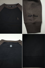 Rph Lren Raglan Pullover Mock Neck Imported Men's Sweatshirt