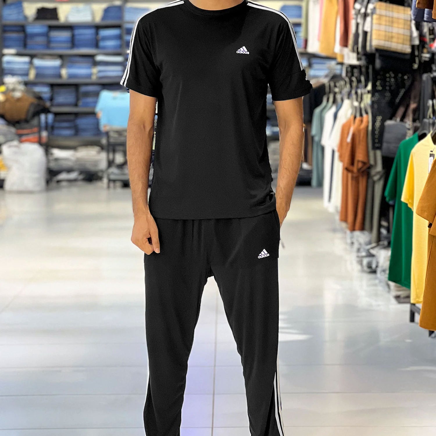 Adds Premium Tri-Line Quick-Dry Tracksuit