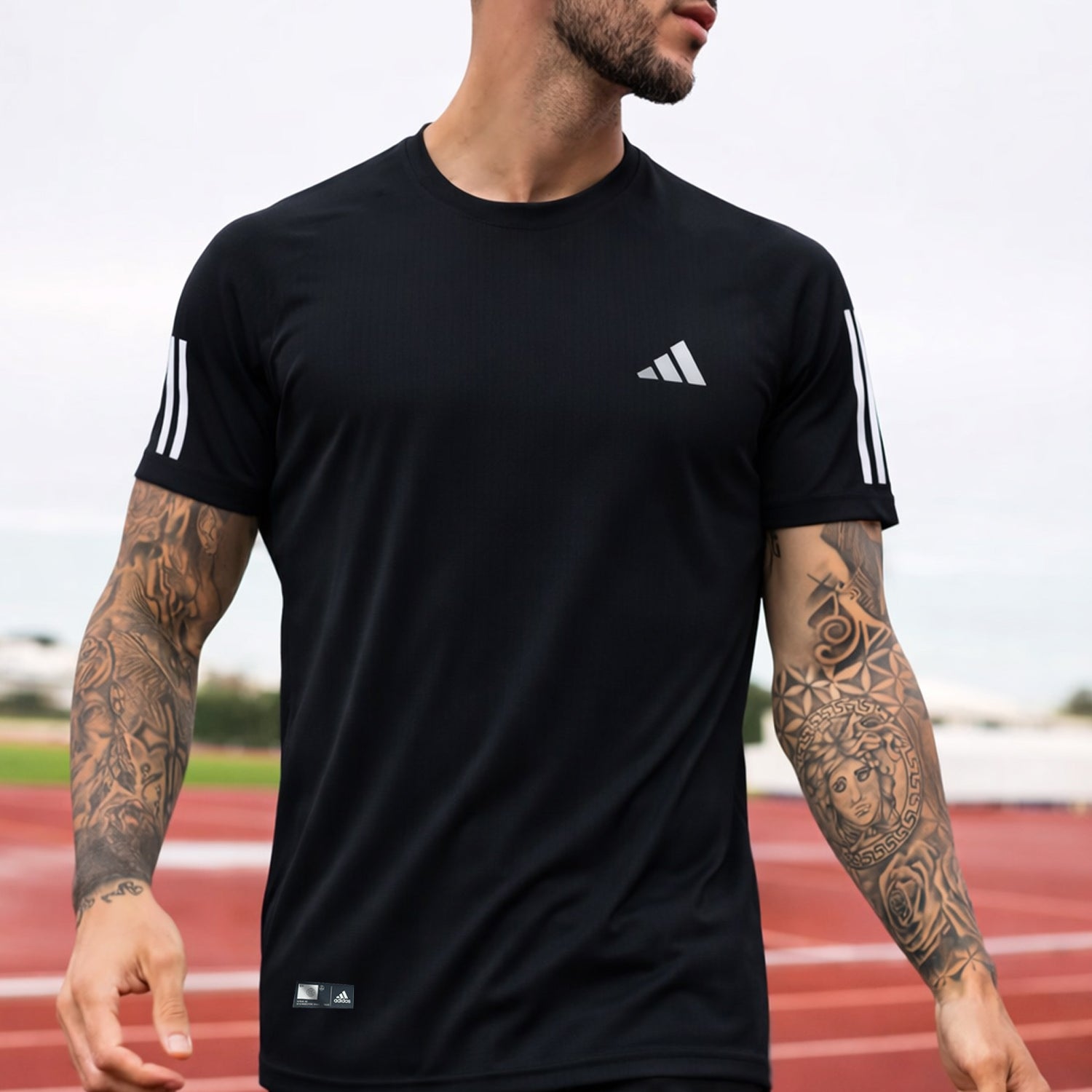 Adds Club 3-Stripes Tennis Imp Dry-Fit Tee