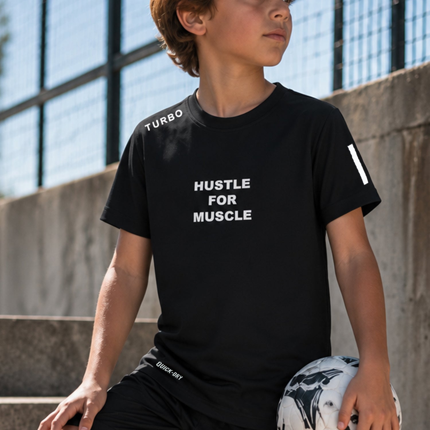 Turbo Legacy Core Performance Kid's Dry-Fit Tee