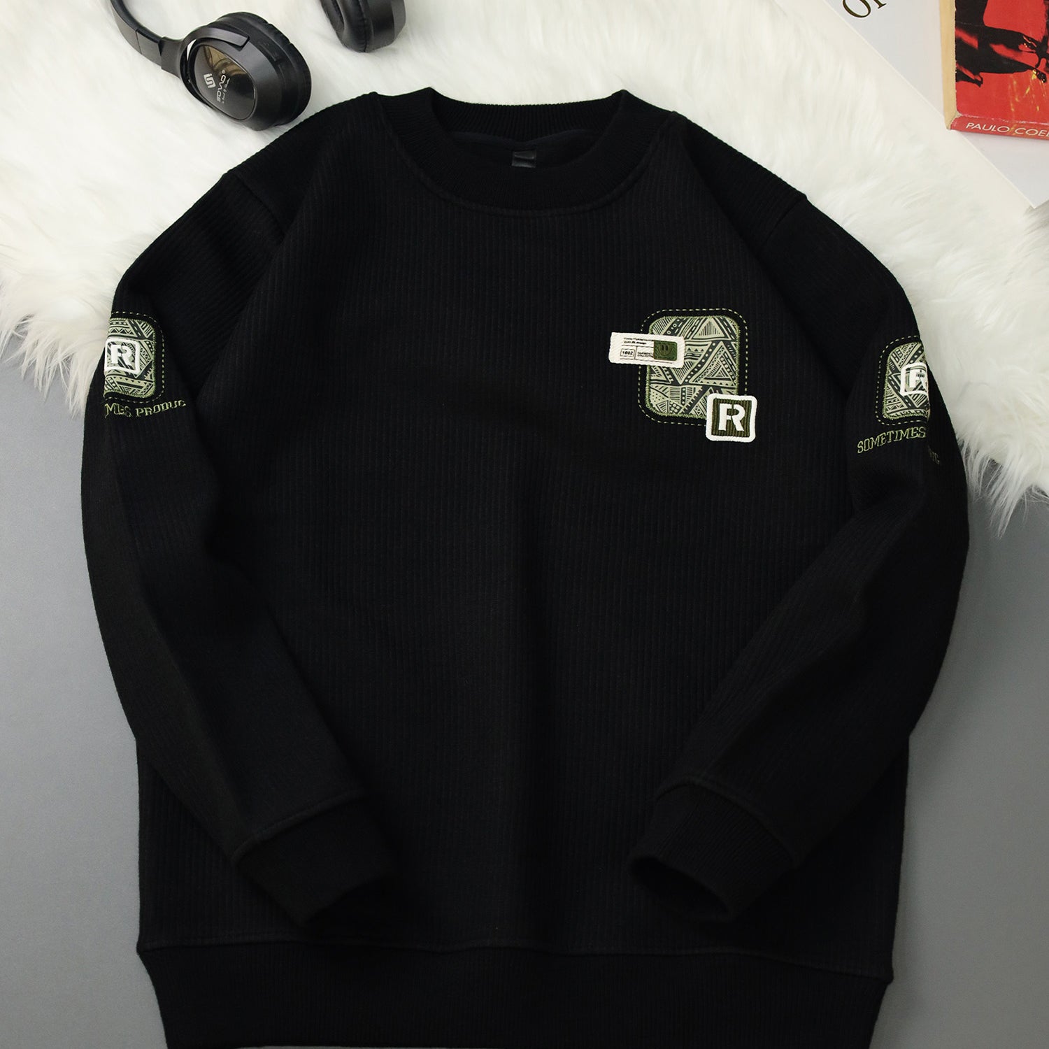 Mens PullOver Round Neck Imported Men's Sweatshirt