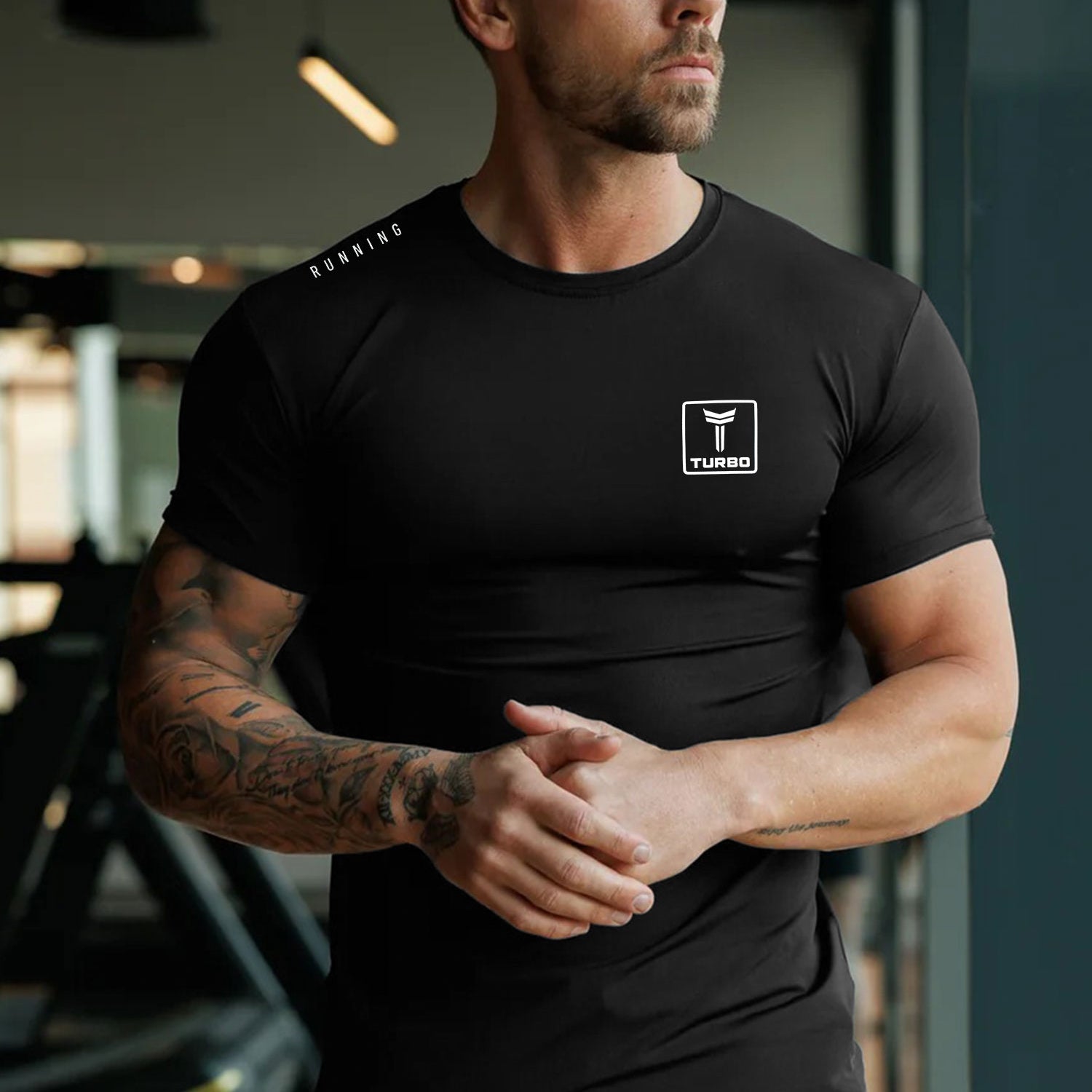 Turbo 'Aero-Flow' Perforated Running Dry-Fit Tee