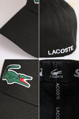 Lcste Crocdile Badge Imp Polyester Cap