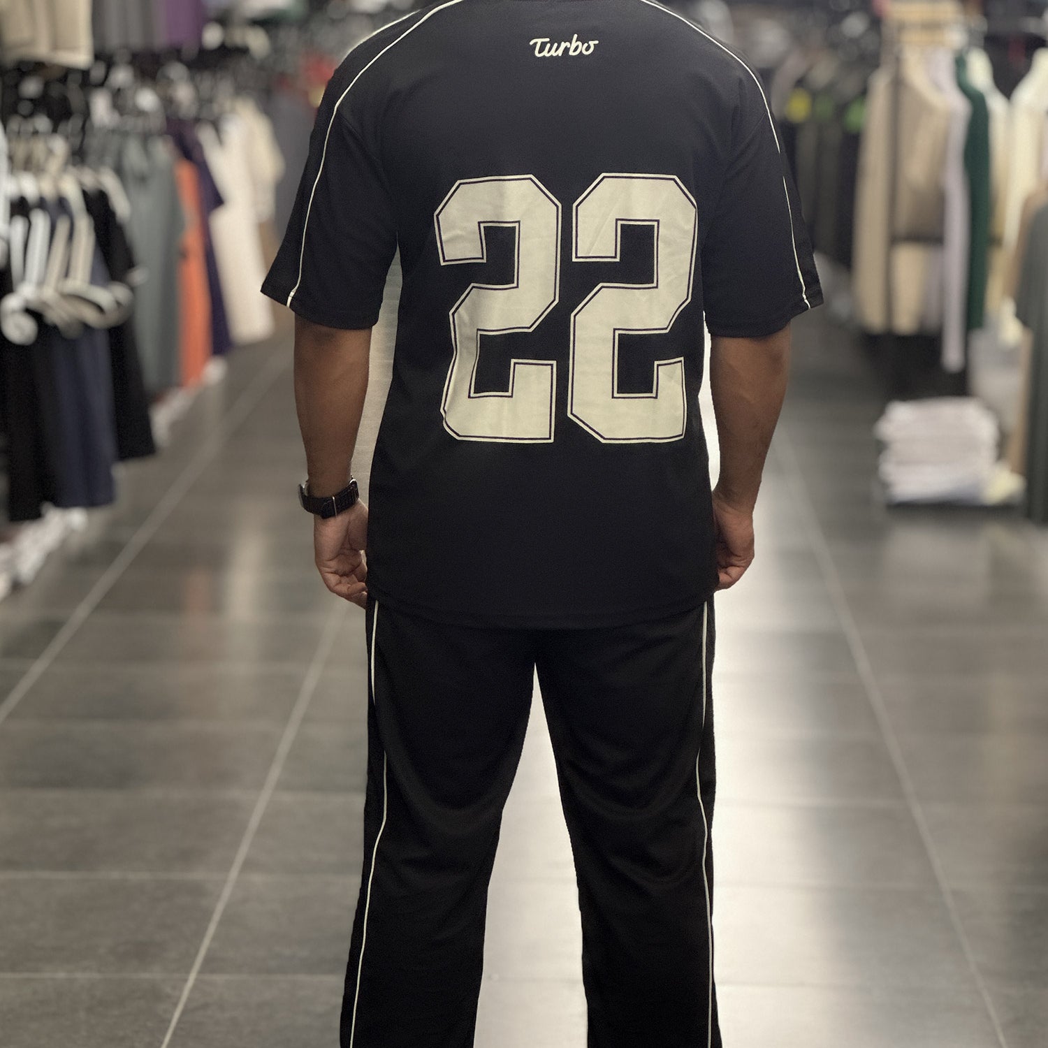 Turbo 22 Piping Detail Men's Tracksuit