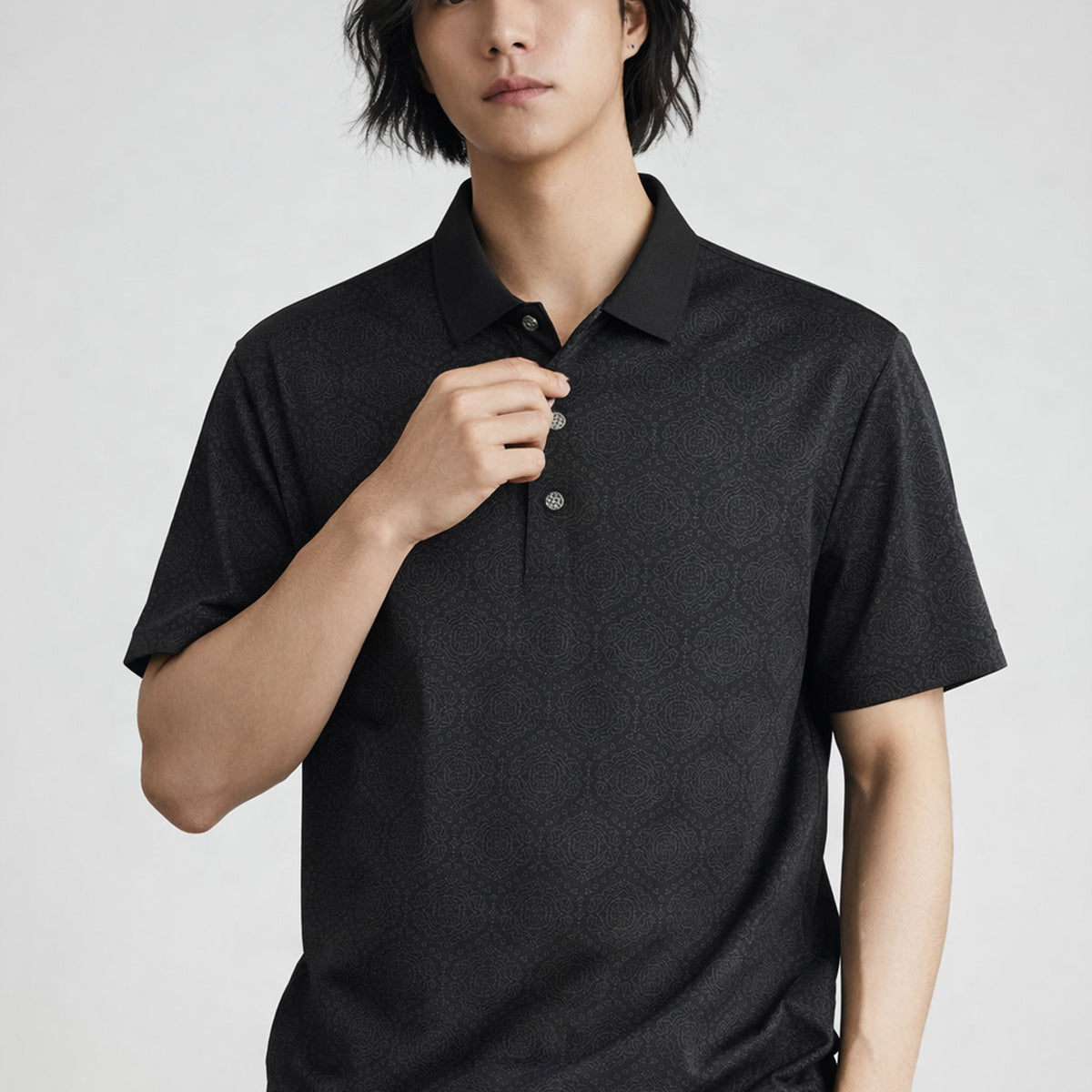 Men's Urban Essential Silk Polo T-Shirt