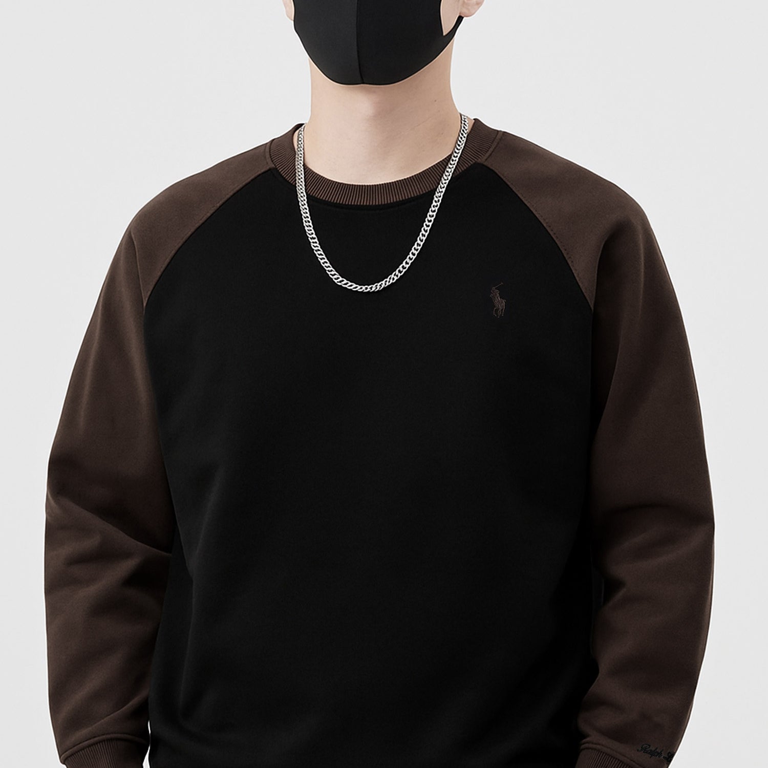 Rph Lren Raglan Pullover Round Neck Imported Men's Sweatshirt